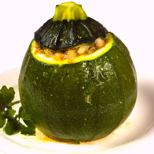 Anteprima ricetta Zucchine tonde ripiene vegetariane