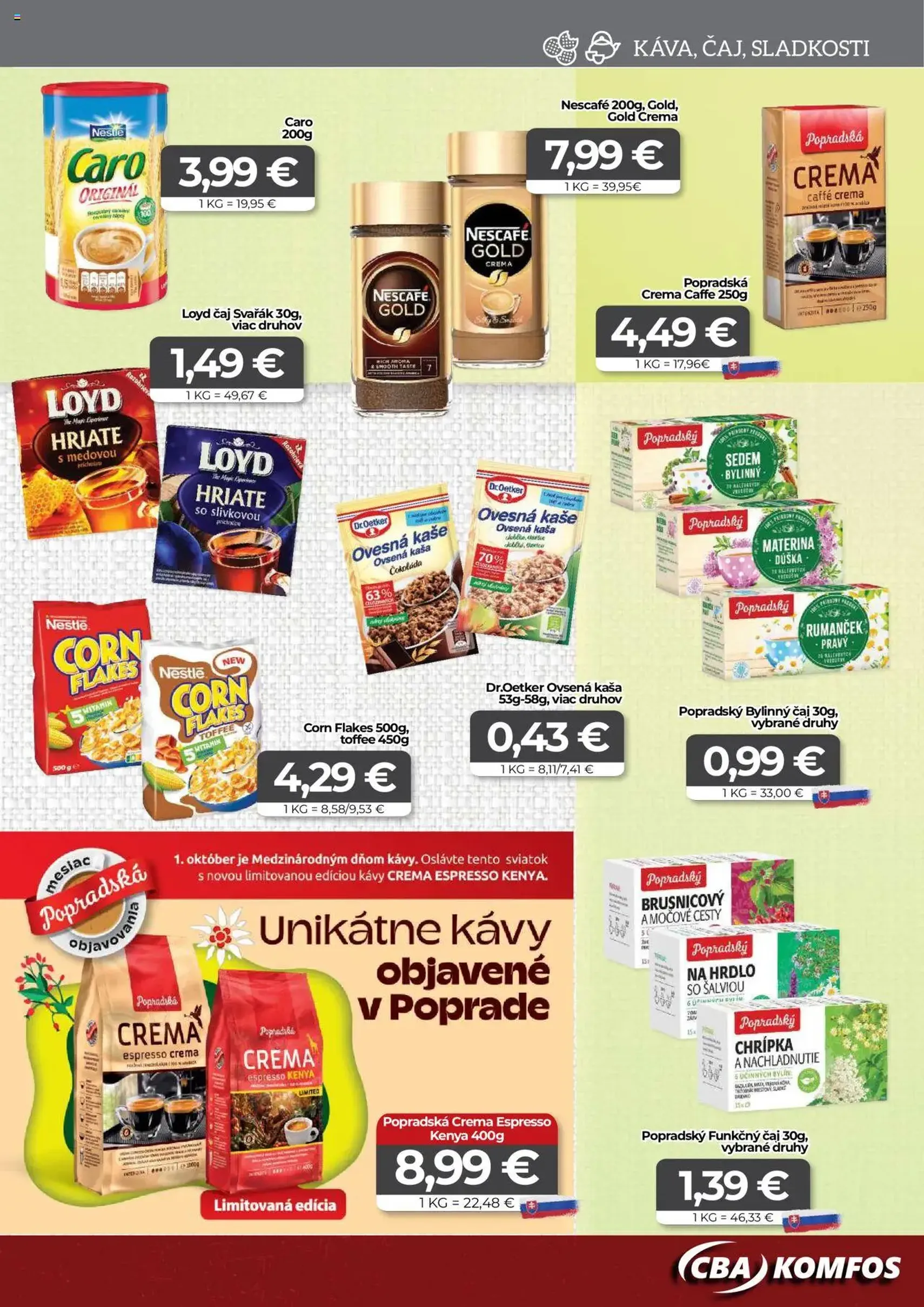 CBA Komfos leták - platný leták od 23.10.2025 strana 9 z 16 CBA Komfos leták - platný leták od 23.10.2025 strana 9 z 16