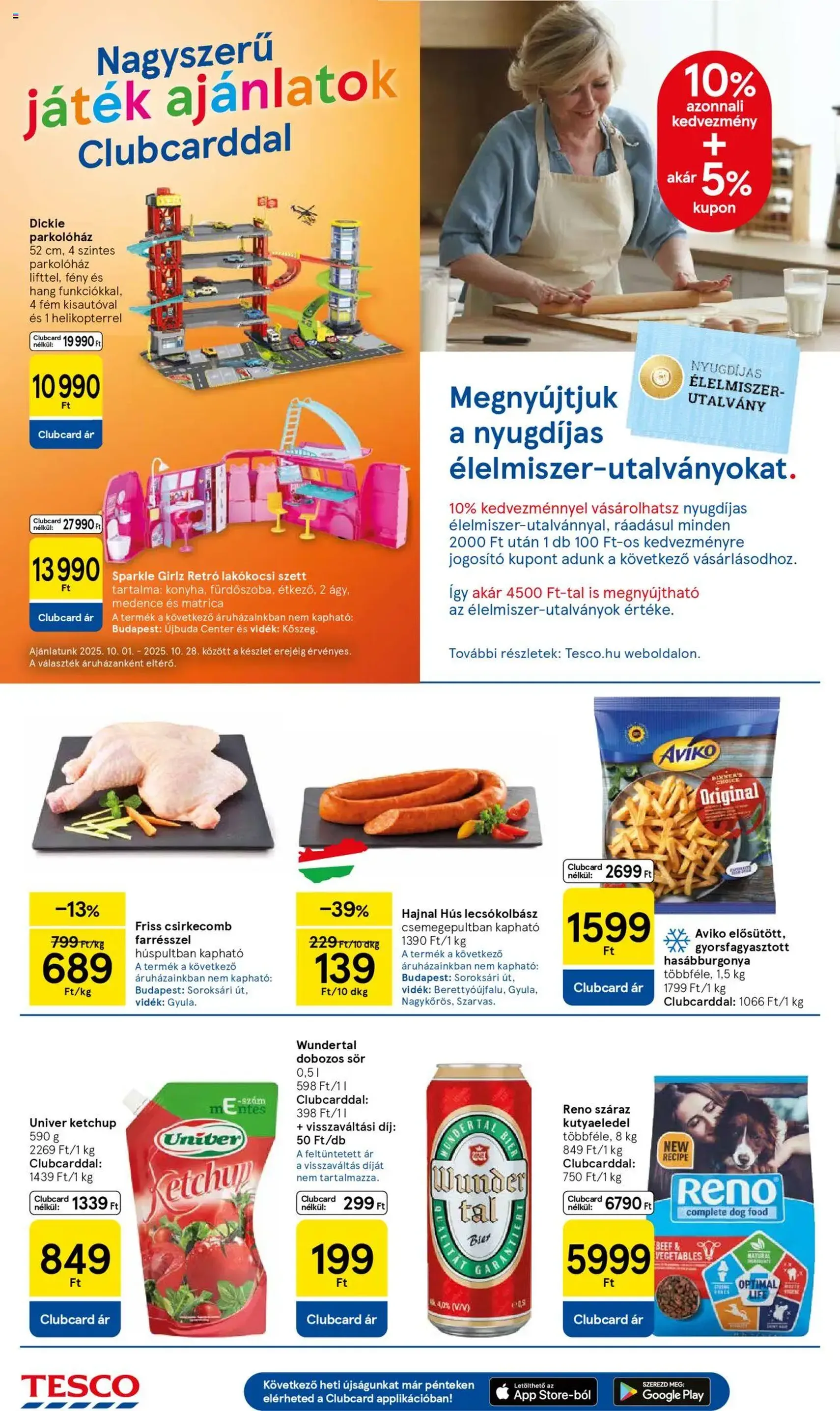 Tesco Hipermarket - Akciós újság - 2025.10.02. érvényes szórólap 16 oldal 32 oldalból Tesco Hipermarket - Akciós újság - 2025.10.02. érvényes szórólap 16 oldal 32 oldalból