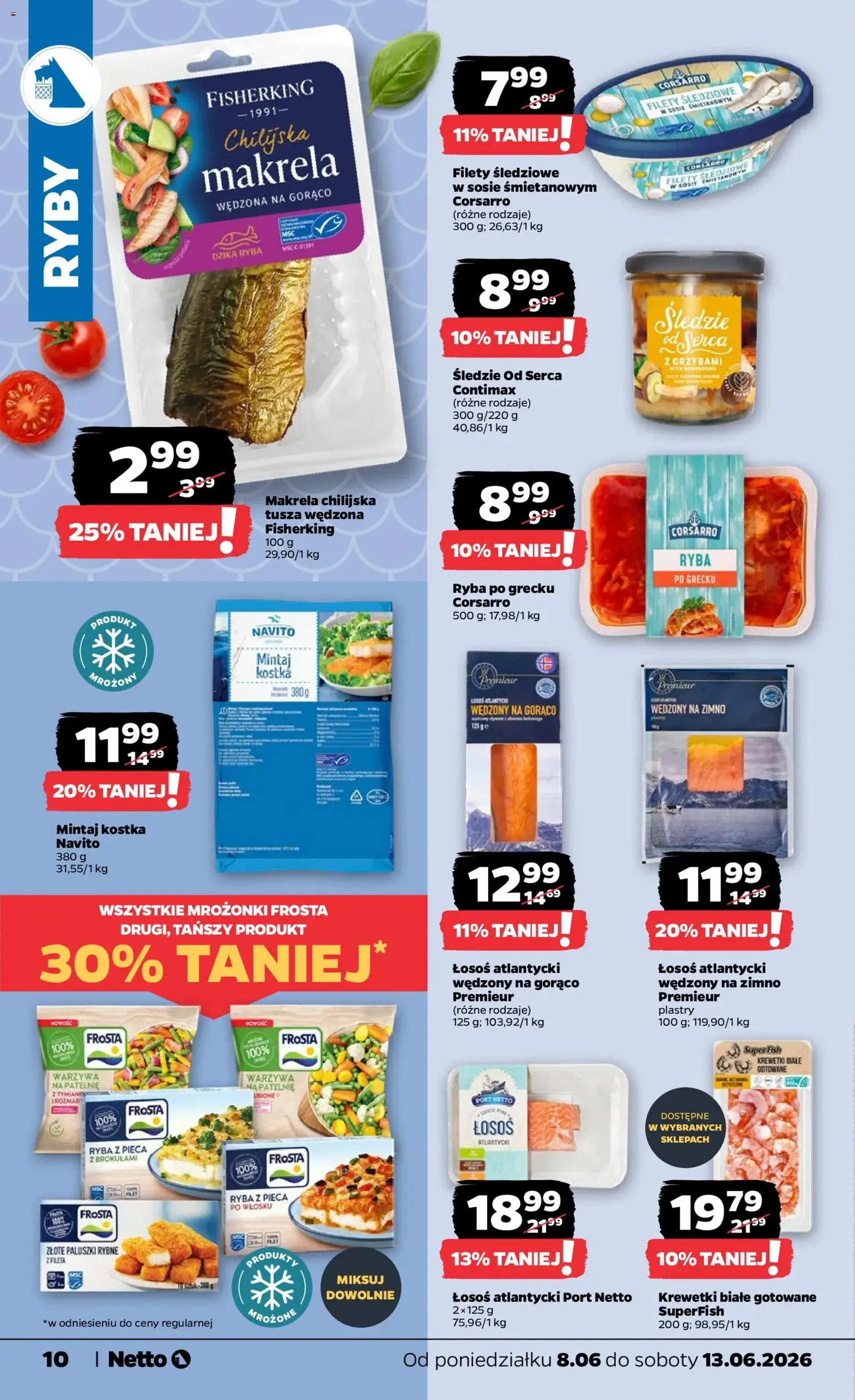 Netto gazetka od poniedziałku spożywcza - ważny gazetka od 08.06.2026 strona 10 z 41
