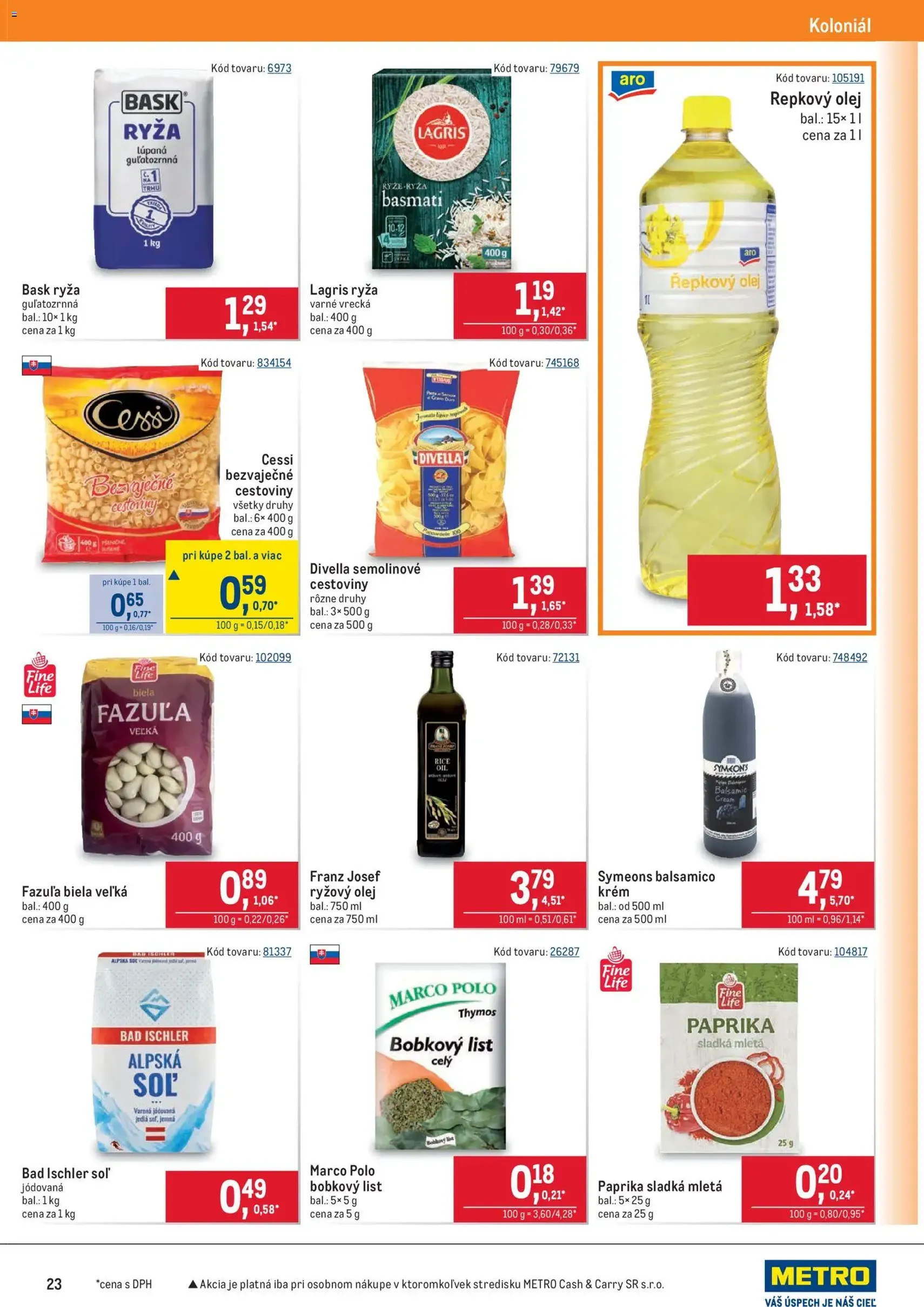 Metro leták - platný leták od 08.04.2026 strana 23 z 40