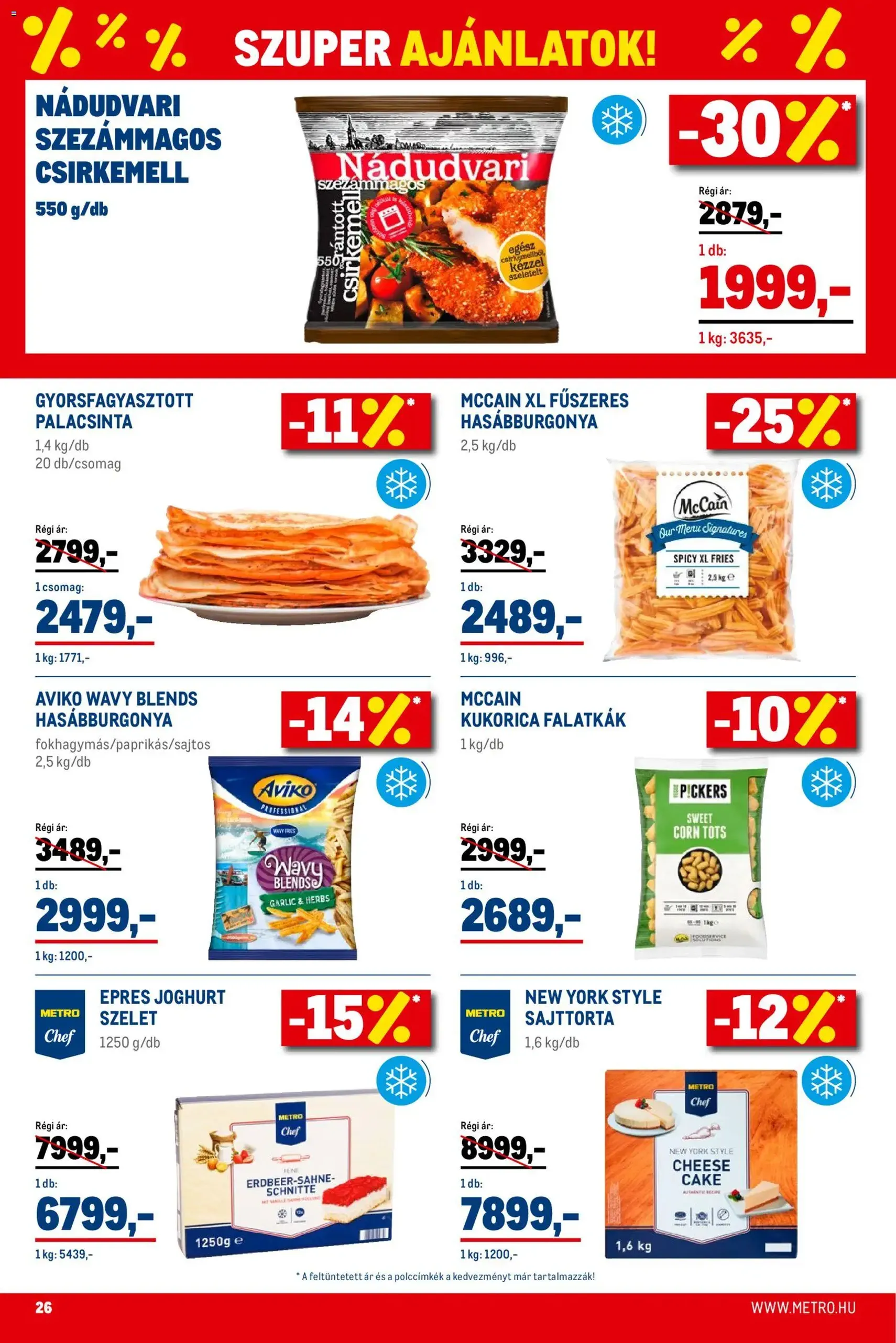 Metro - Élelmiszer és Szezonális katalógus 2026/02 - 2026.02.01. érvényes szórólap 26 oldal 41 oldalból