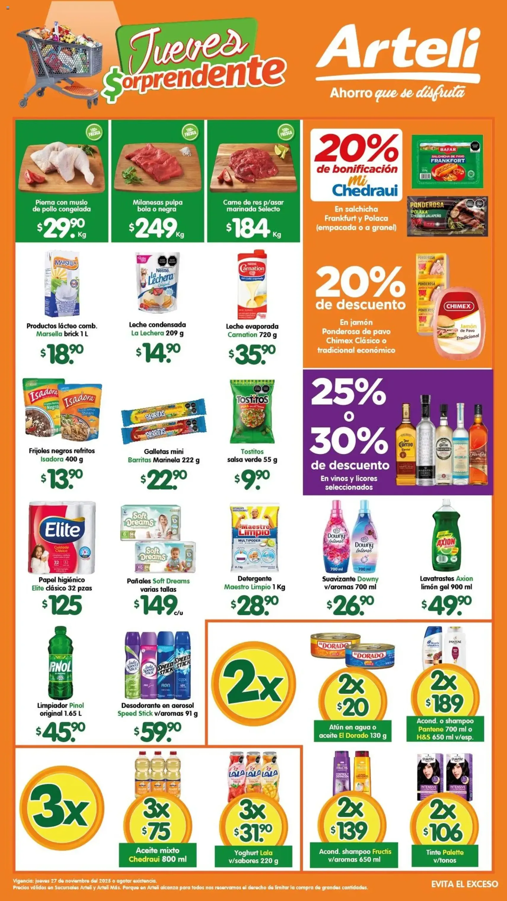 Arteli folleto - folleto válido desde 27/11/2025 página 1 de 1