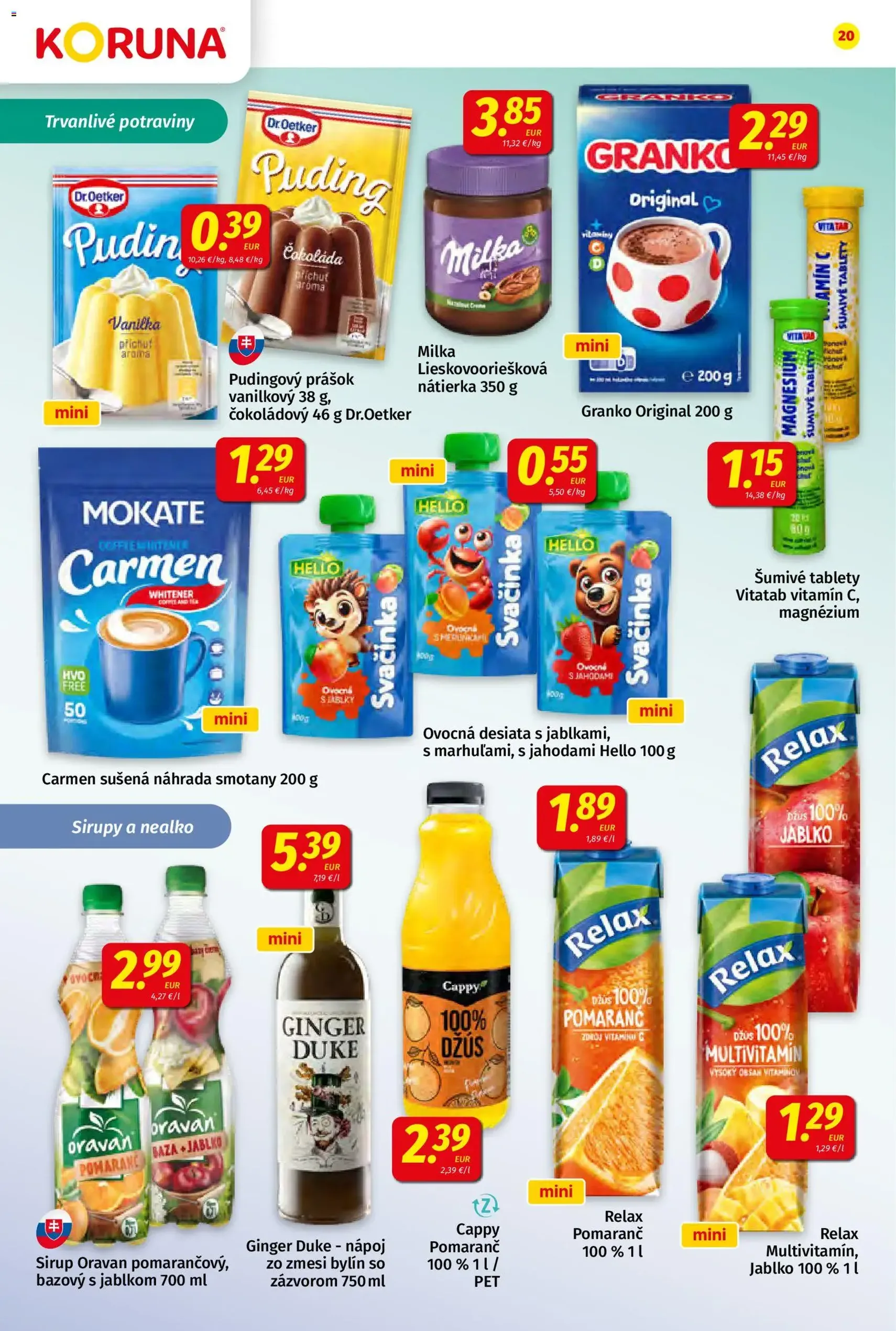 Koruna leták - platný leták od 20.03.2026 strana 20 z 28
