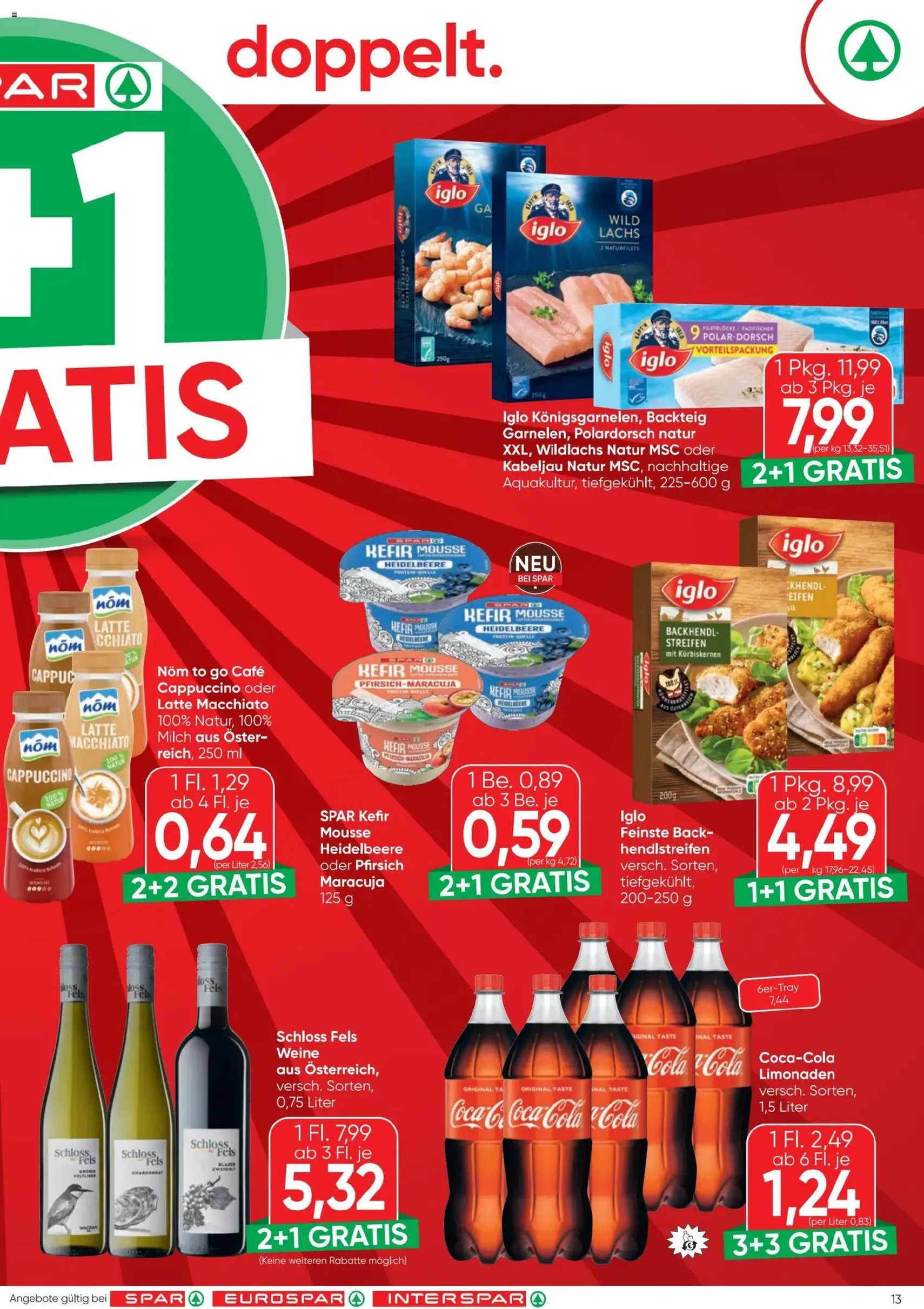 Spar - Flugblatt - Gültiger Prospekt ab 21.05.2026, Seite 13 von insgesamt 24