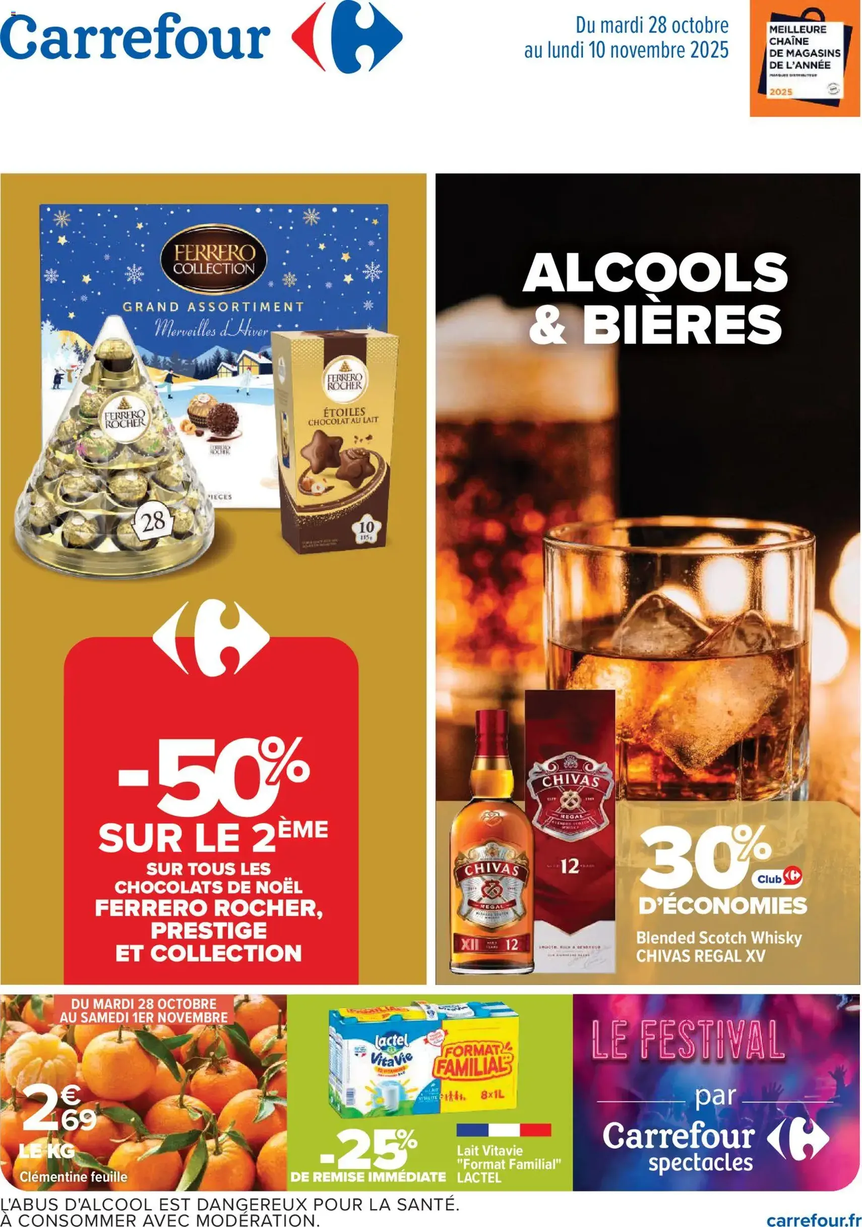 Carrefour catalogue semaine 44 - brochure valable à partir du 28/10/2025, page 1 sur 74