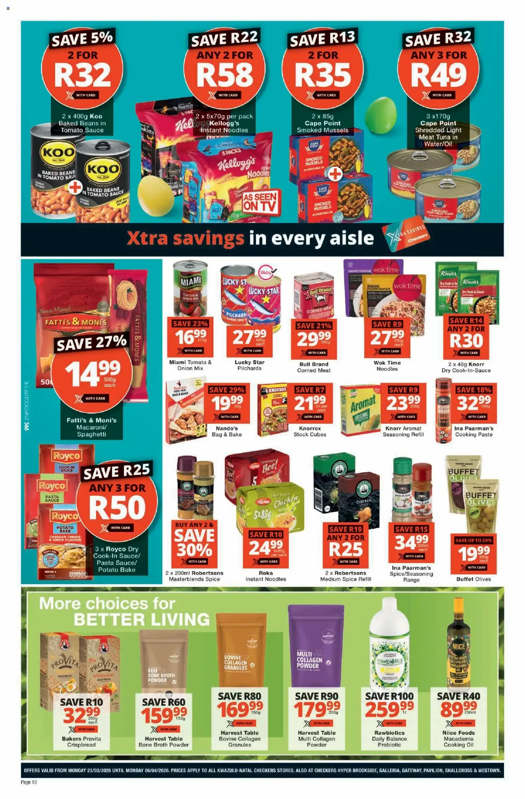 Checkers Specials - valid flyer from 23/03/2026, page 10 of 17