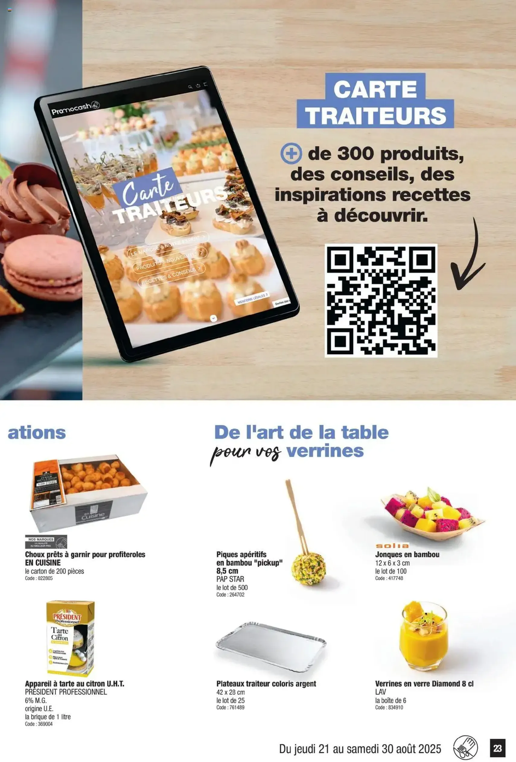 Promocash catalogue - brochure valable à partir du 21/08/2025, page 23 sur 24 Promocash catalogue - brochure valable à partir du 21/08/2025, page 23 sur 24
