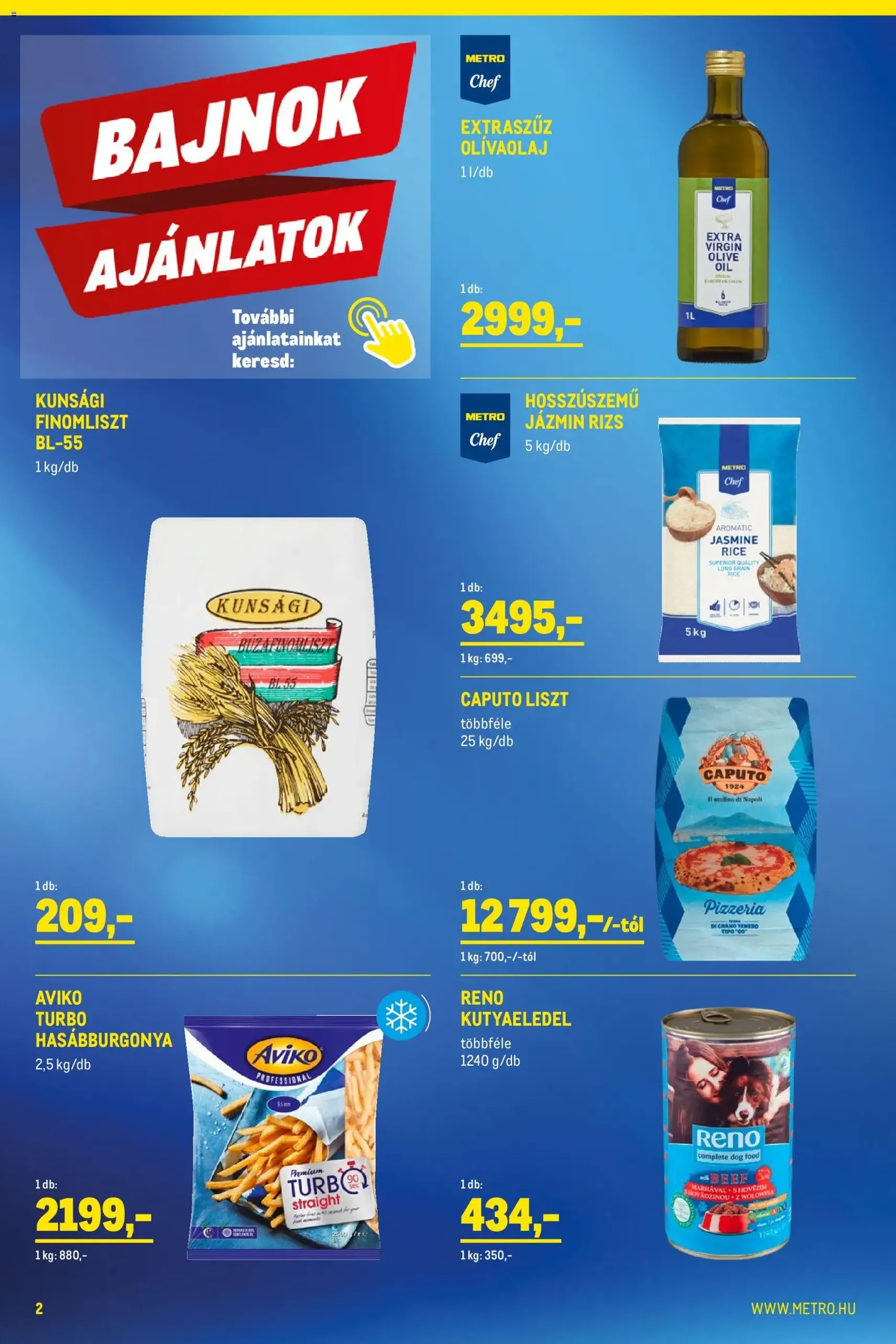 Metro - Élelmiszer és Szezonális katalógus 2026/01 - 2026.01.02. érvényes szórólap 2 oldal 40 oldalból