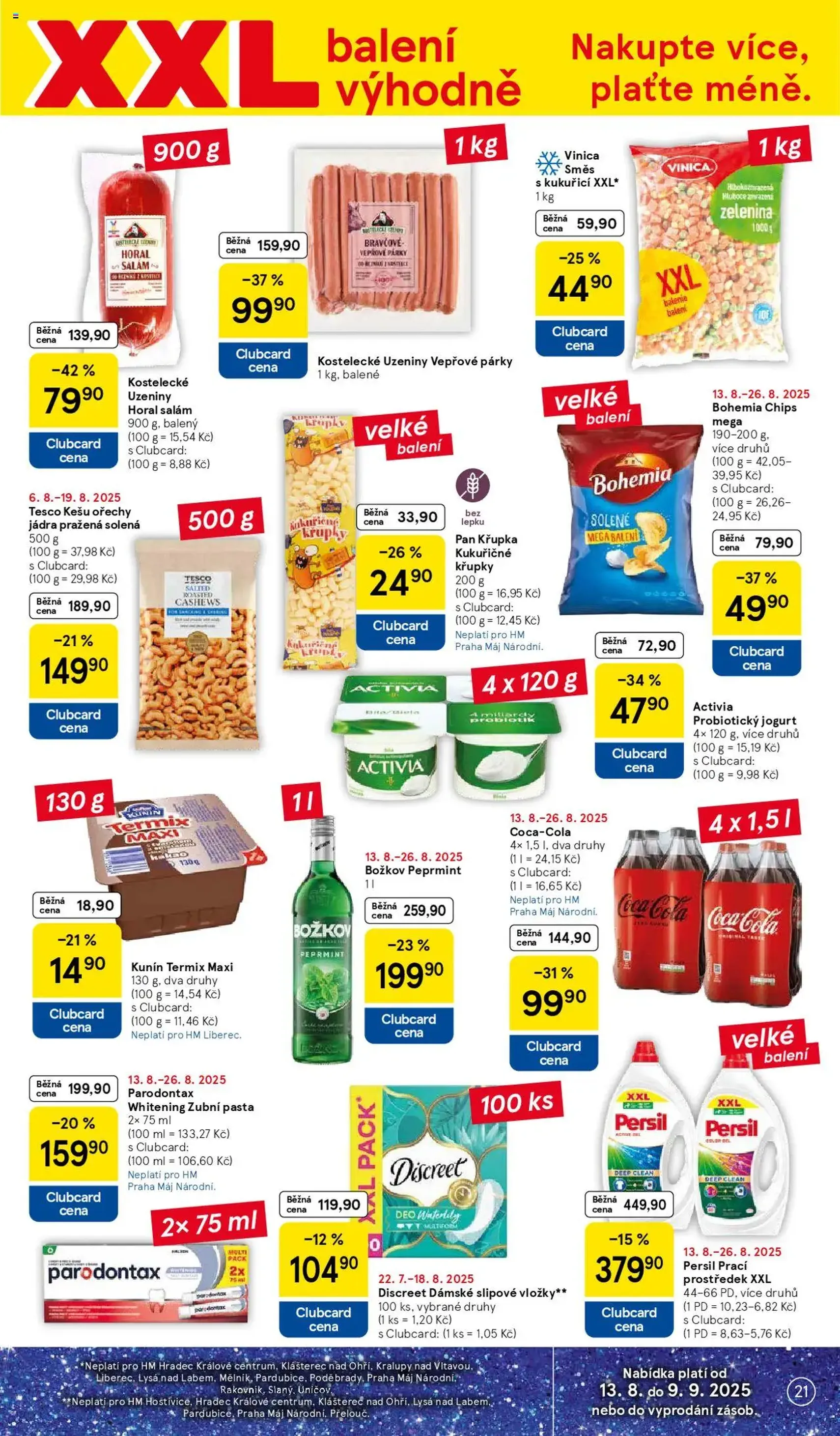 Tesco leták - Hypermarket - platný leták od 13.08.2025 strana 21 z 36 Tesco leták - Hypermarket - platný leták od 13.08.2025 strana 21 z 36