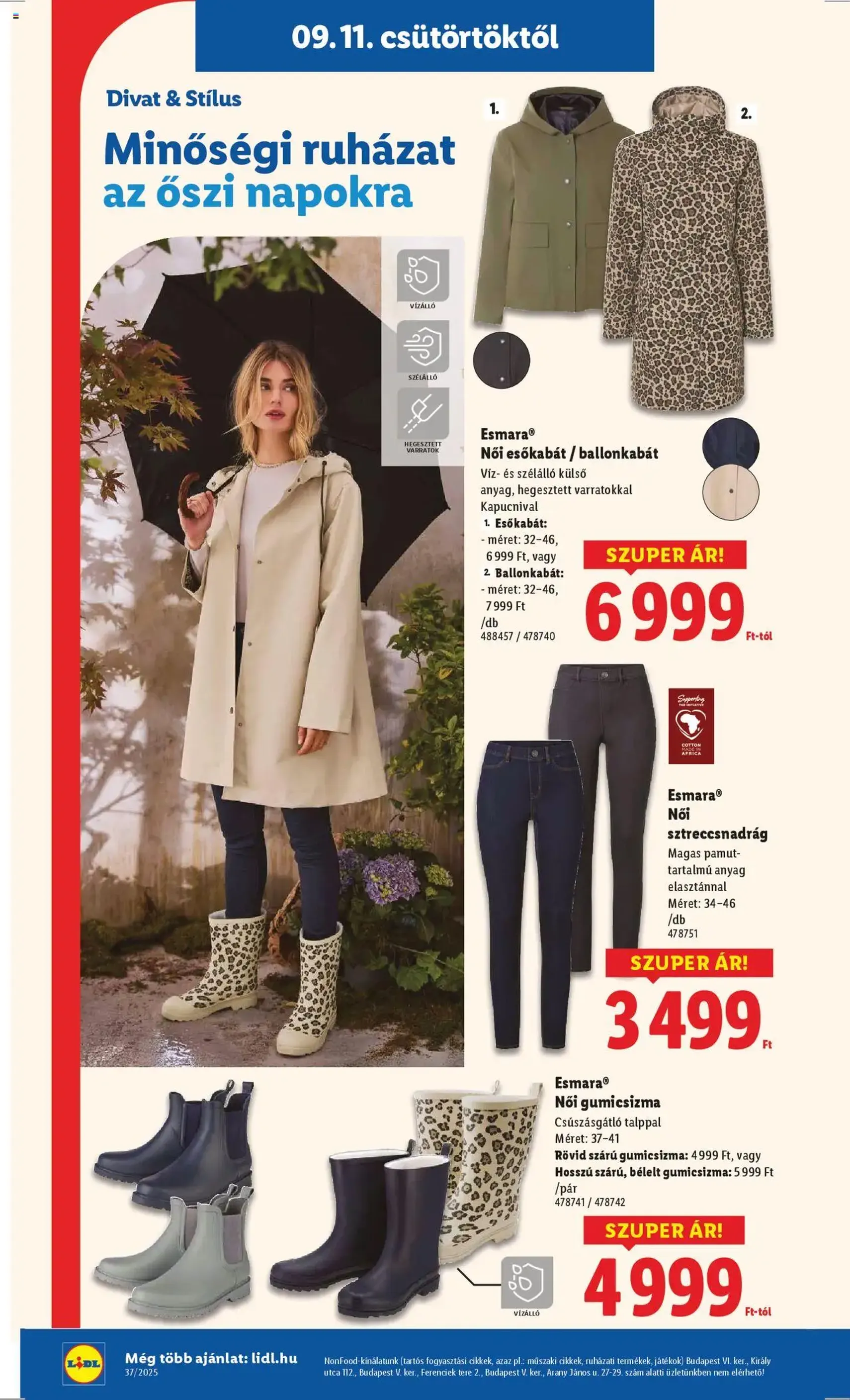 Lidl Akciós újság - 2025.09.11. érvényes szórólap 32 oldal 66 oldalból Lidl Akciós újság - 2025.09.11. érvényes szórólap 32 oldal 66 oldalból