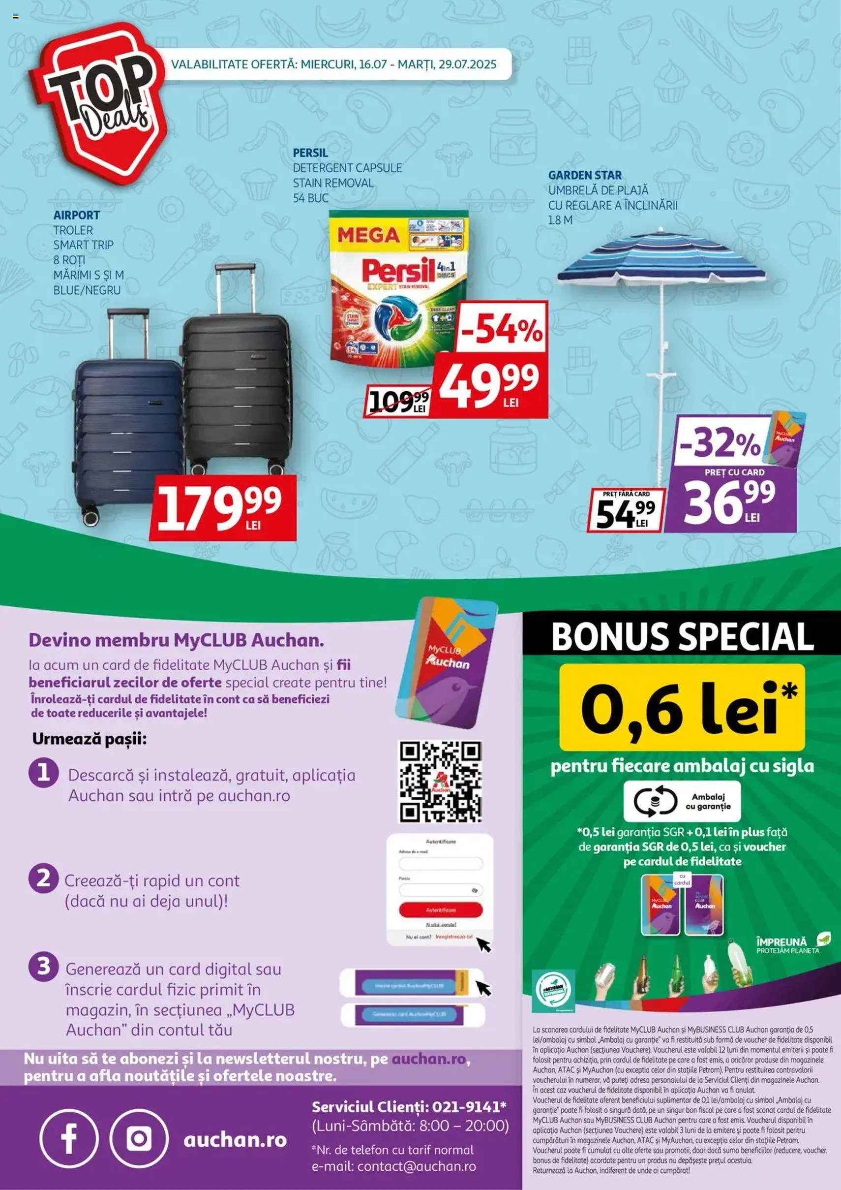 Catalog Auchan - cataloage valabile începând cu 16.07.2025 pagina 20 din 20 Catalog Auchan - cataloage valabile începând cu 16.07.2025 pagina 20 din 20