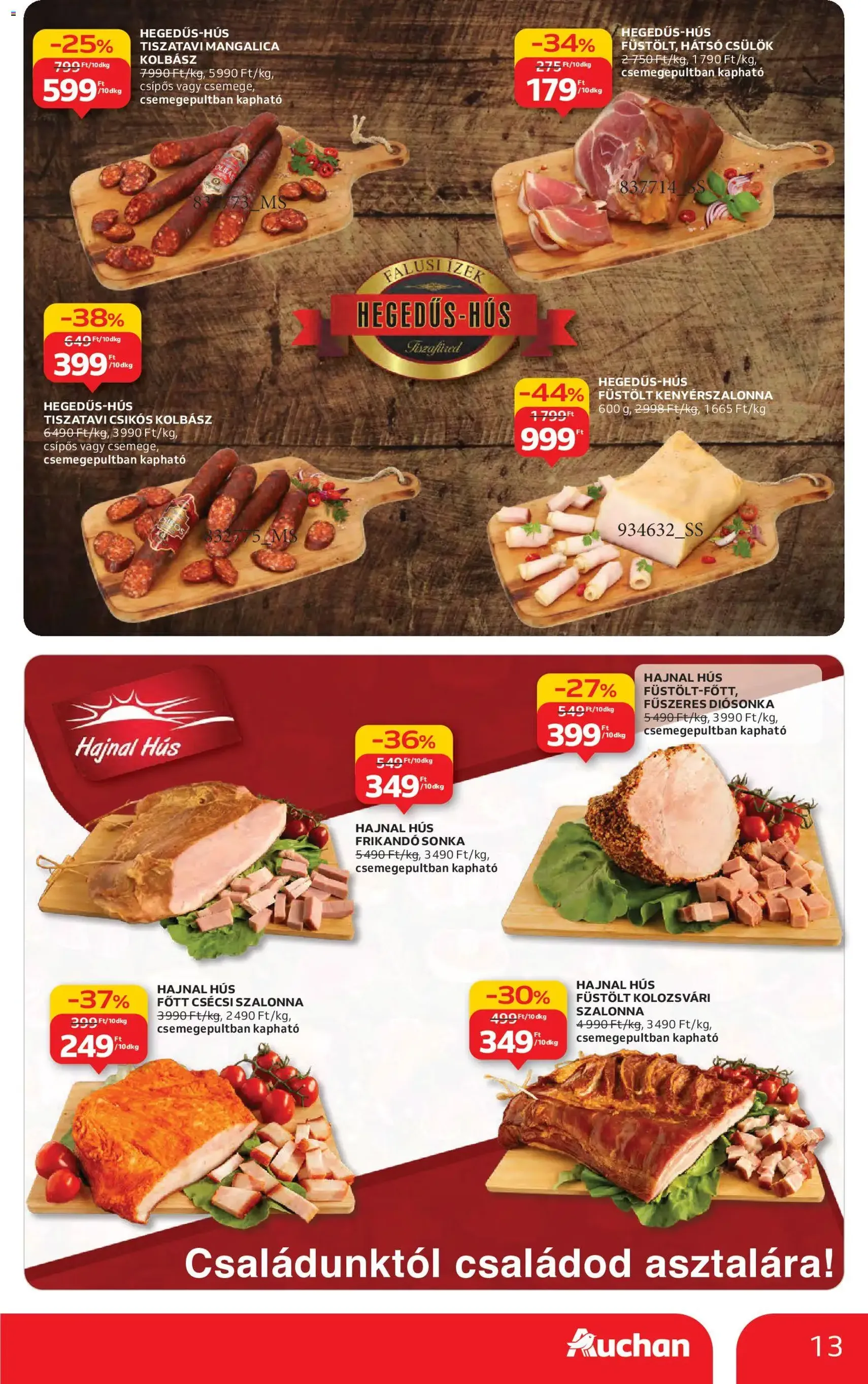 Auchan Akciós újság - 2025.10.30. érvényes szórólap 13 oldal 58 oldalból Auchan Akciós újság - 2025.10.30. érvényes szórólap 13 oldal 58 oldalból