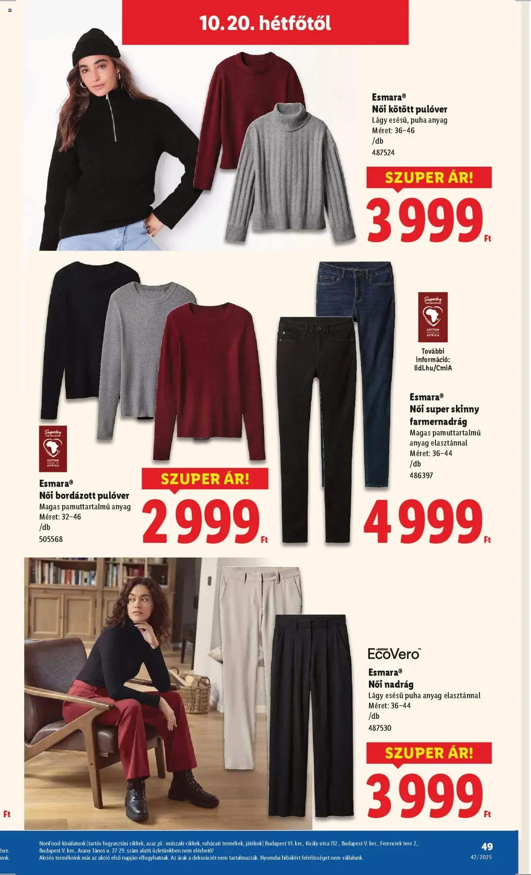 Lidl Akciós újság - 2025.10.16. érvényes szórólap 49 oldal 68 oldalból Lidl Akciós újság - 2025.10.16. érvényes szórólap 49 oldal 68 oldalból