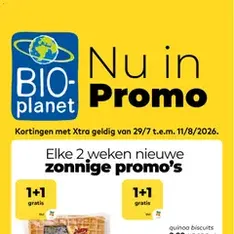 BioPlanet folder - voorvertoning van de folder geldig vanaf 29/07/2026