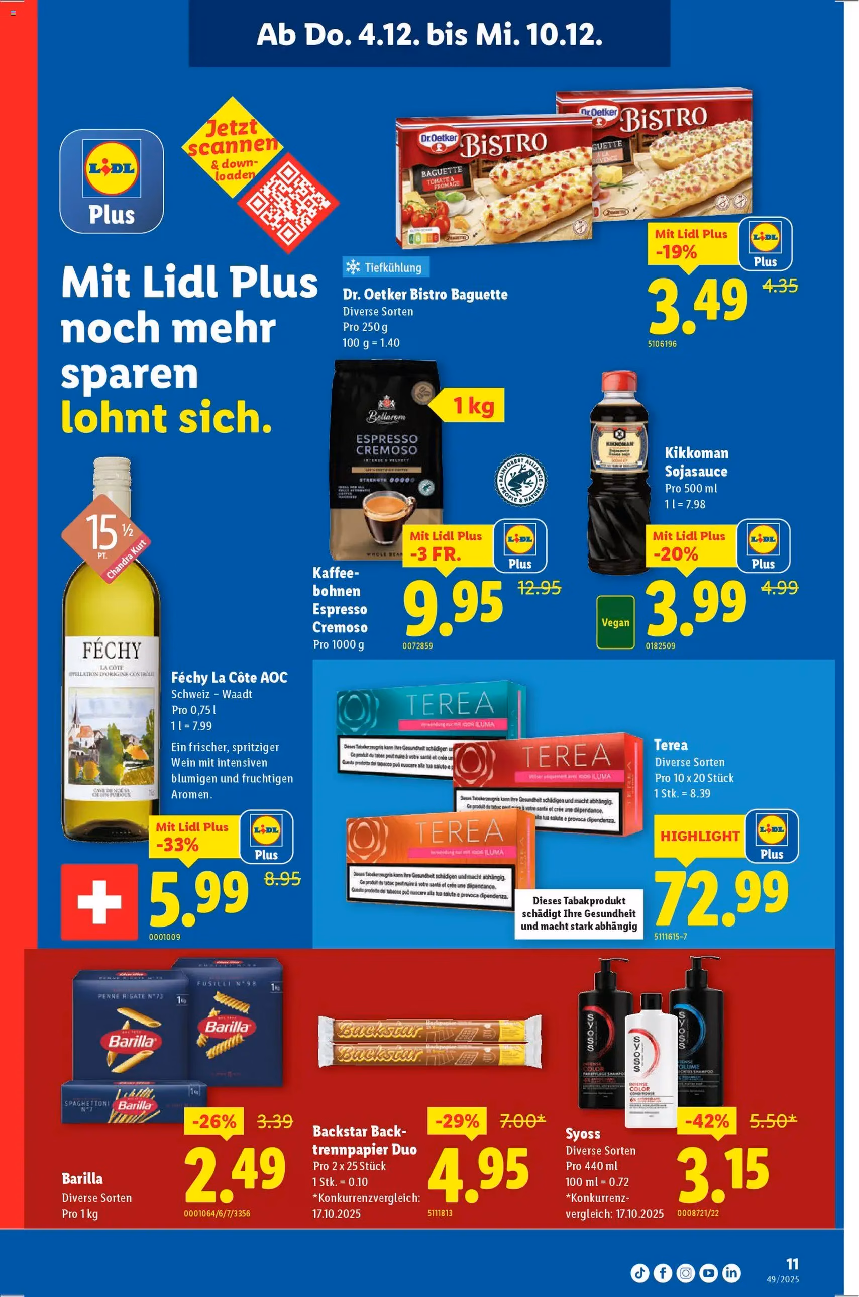 Lidl Aktionen - Gültiger Prospekt ab 04.12.2025, Seite 11 von insgesamt 32