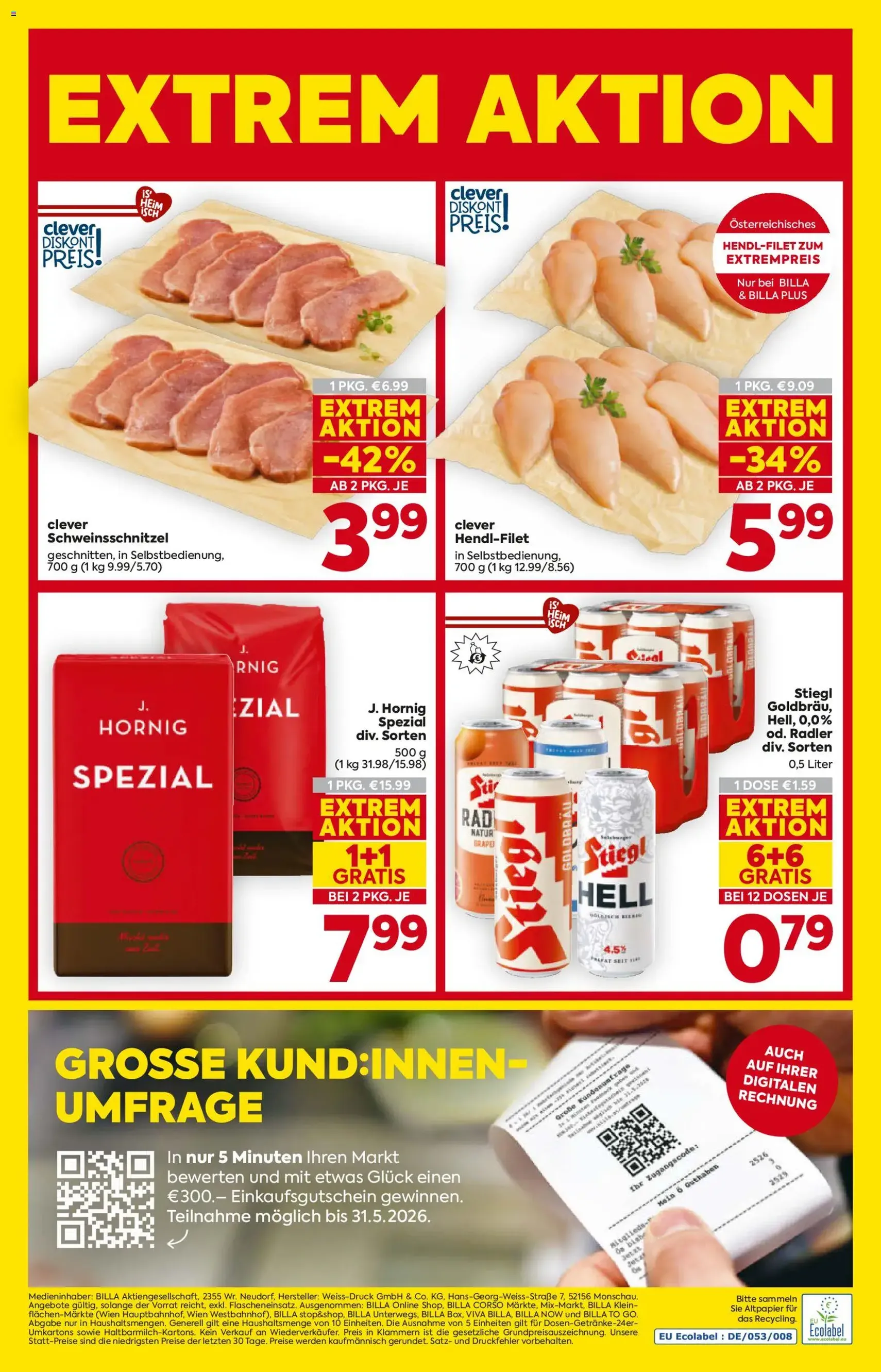 Billa - Flugblatt - Gültiger Prospekt ab 30.04.2026, Seite 16 von insgesamt 16
