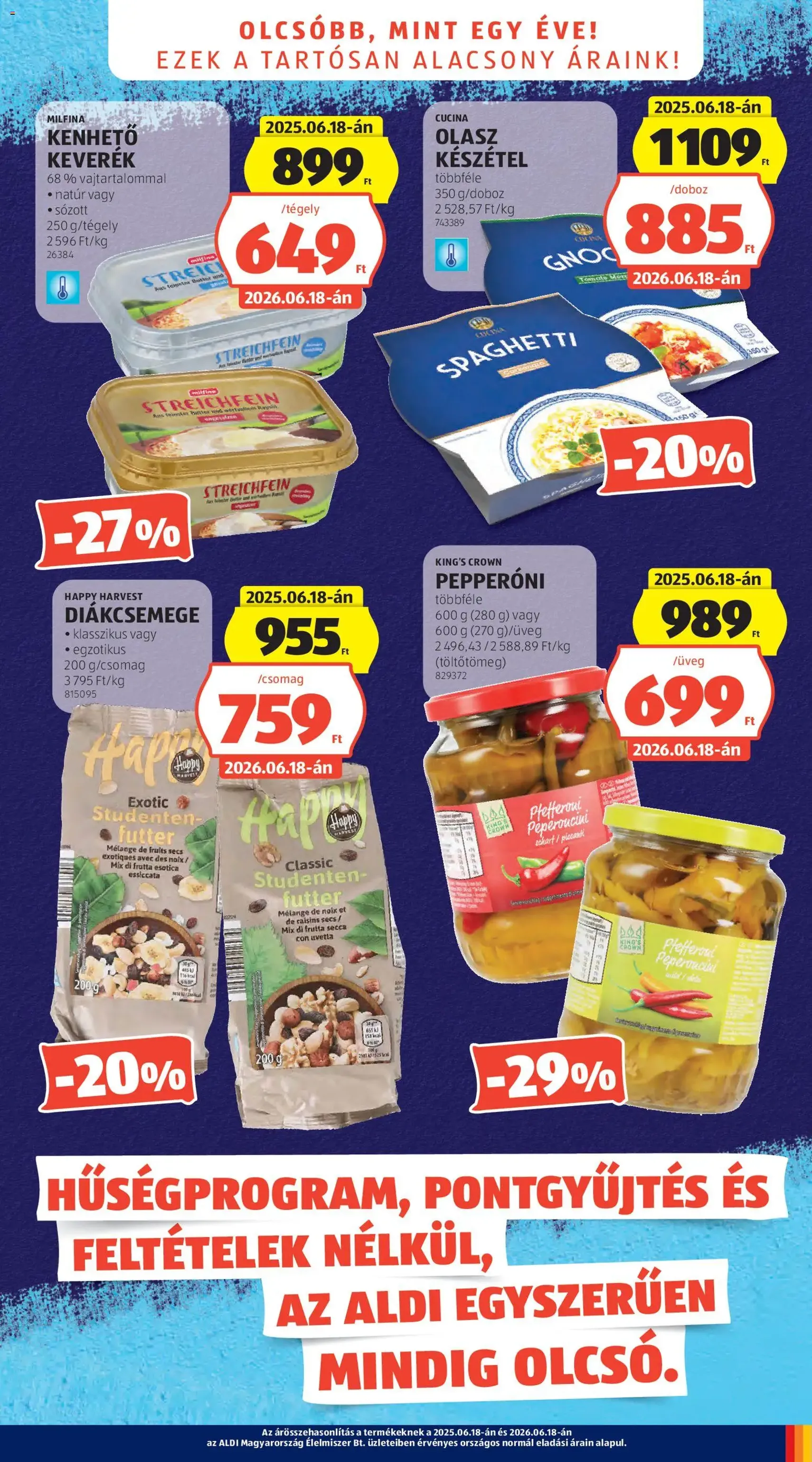 Aldi akciós újság - 2026.06.18. érvényes szórólap 3 oldal 37 oldalból