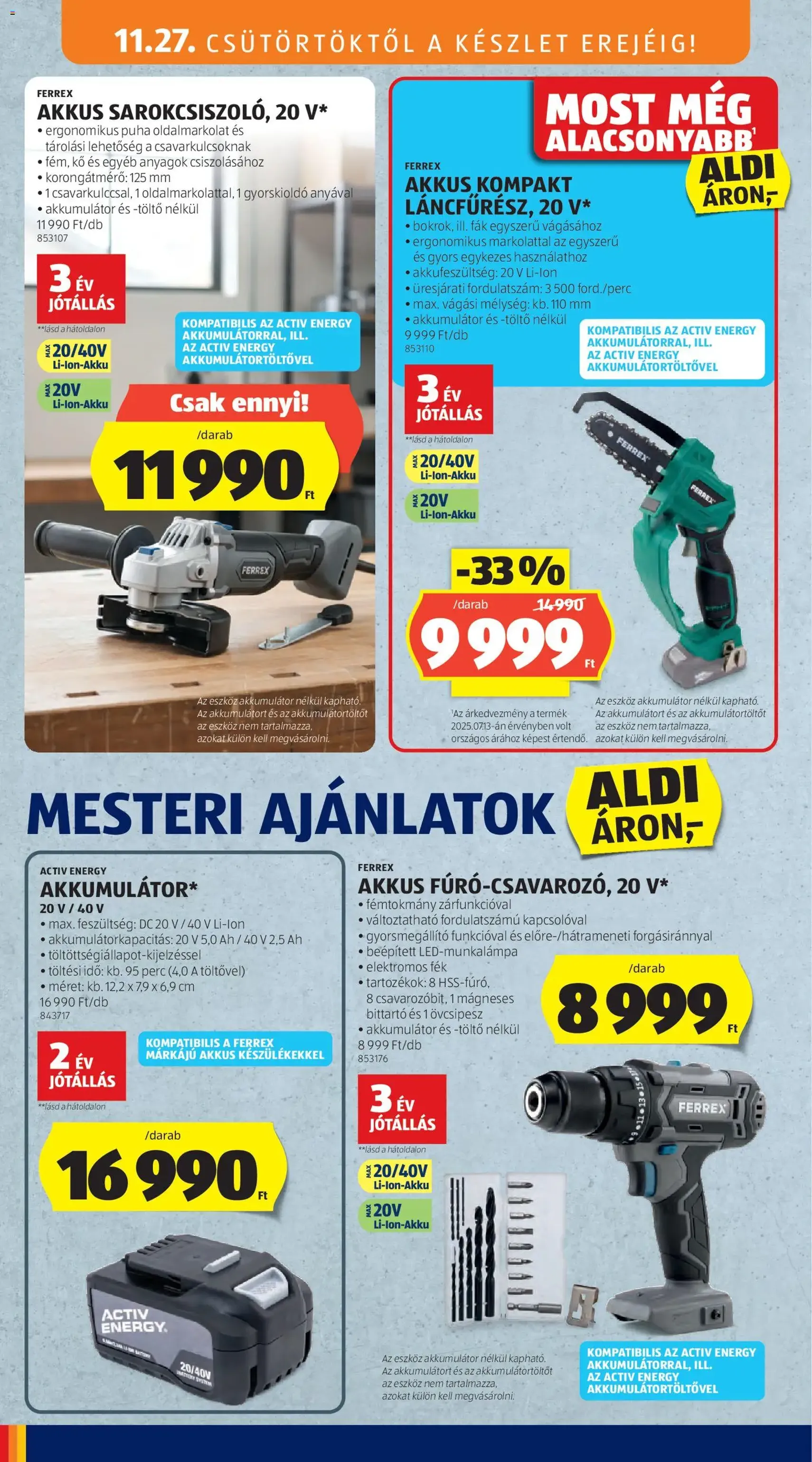 Aldi Black Friday - 2025.11.27. érvényes szórólap 34 oldal 62 oldalból