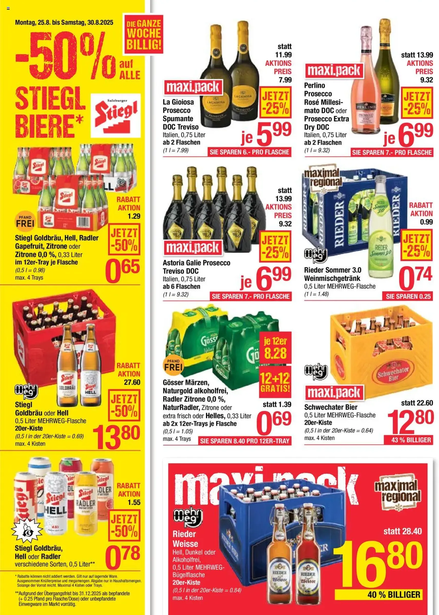 Maximarkt Flugblatt - Gültiger Prospekt ab 25.08.2025, Seite 14 von insgesamt 28 Maximarkt Flugblatt - Gültiger Prospekt ab 25.08.2025, Seite 14 von insgesamt 28
