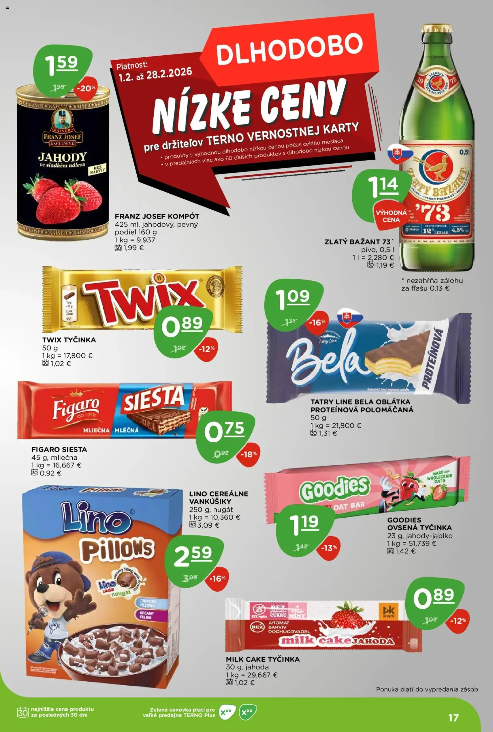 Terno leták - platný leták od 19.02.2026 strana 17 z 19