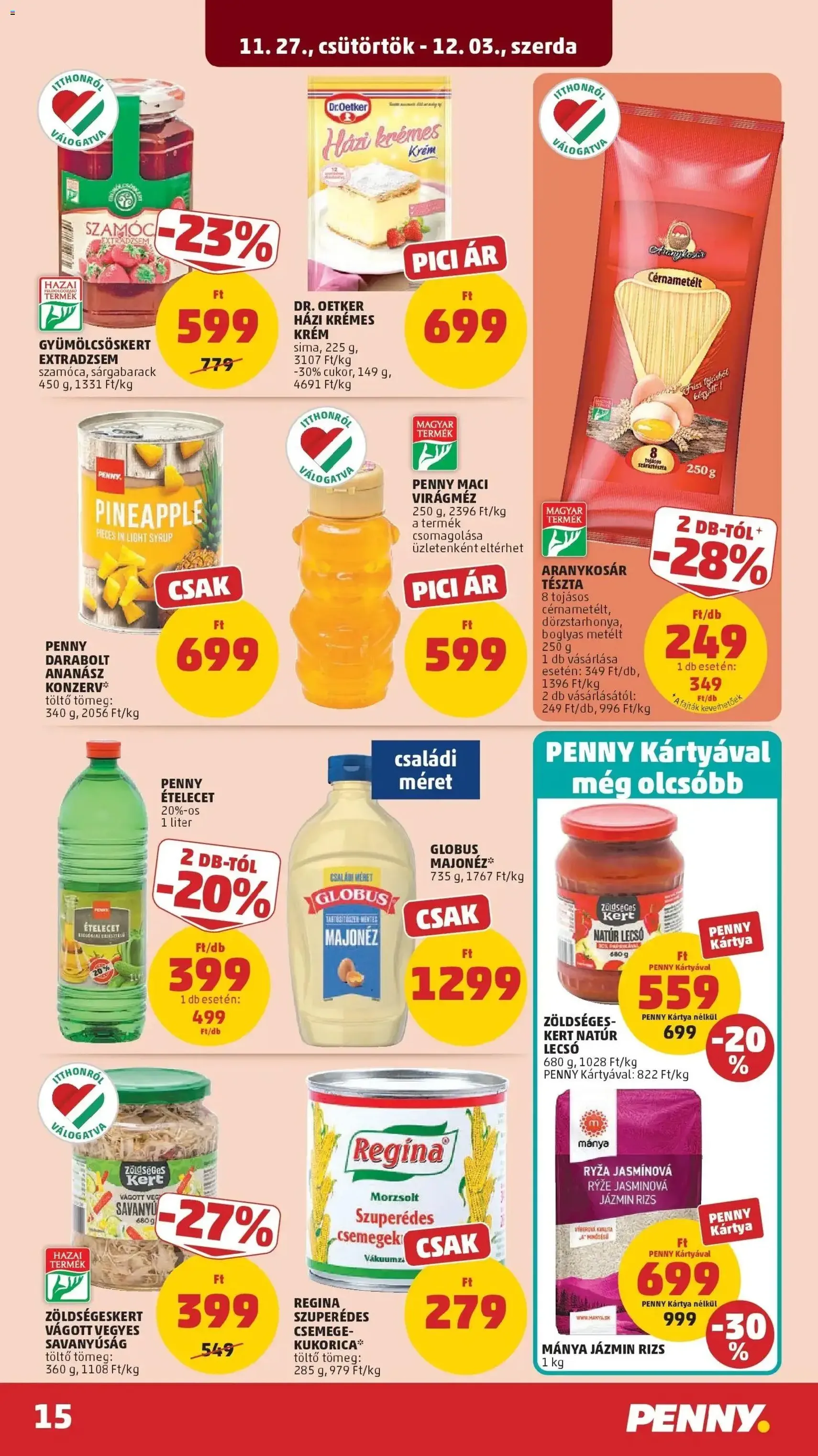 PENNY Akciós újság - 2025.11.27. érvényes szórólap 15 oldal 39 oldalból
