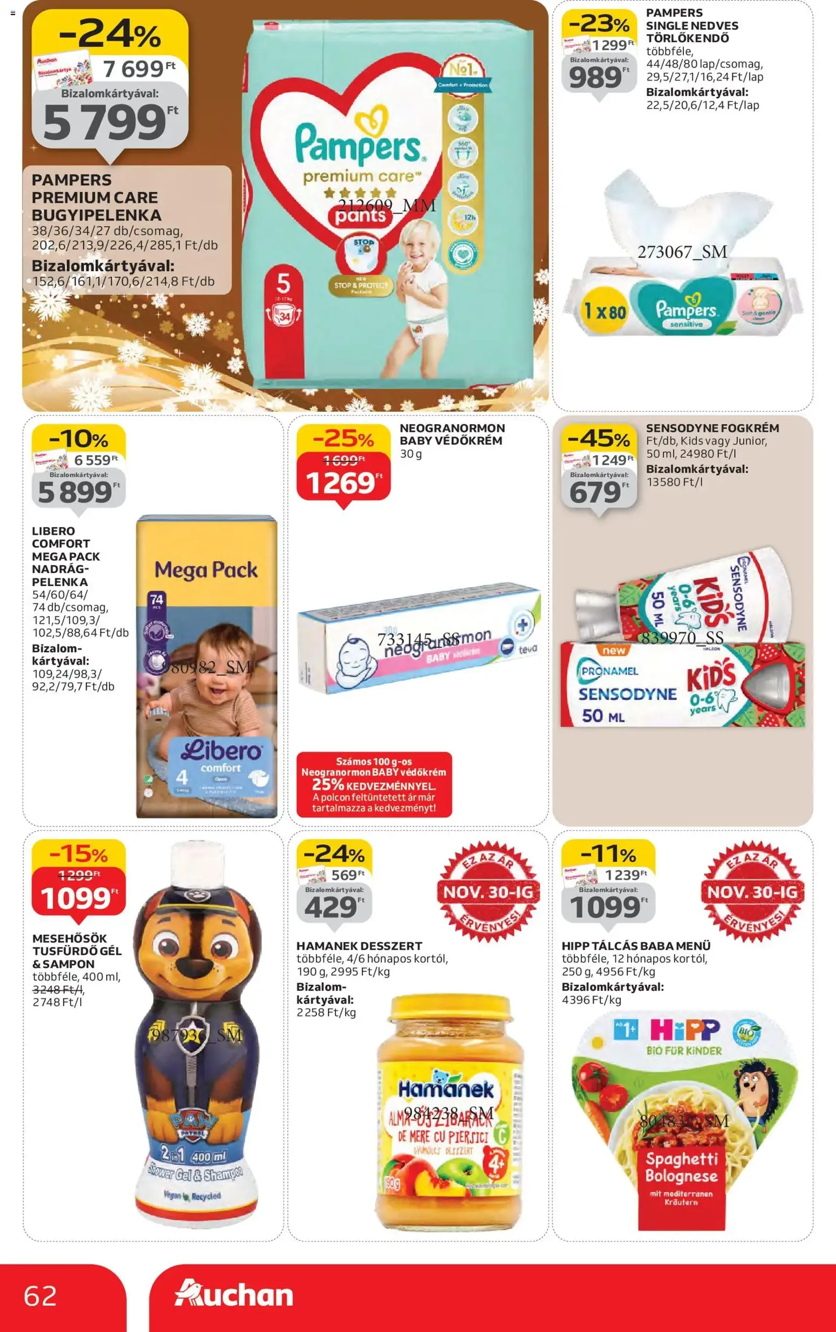 Auchan Akciós újság - 2025.11.27. érvényes szórólap 62 oldal 82 oldalból