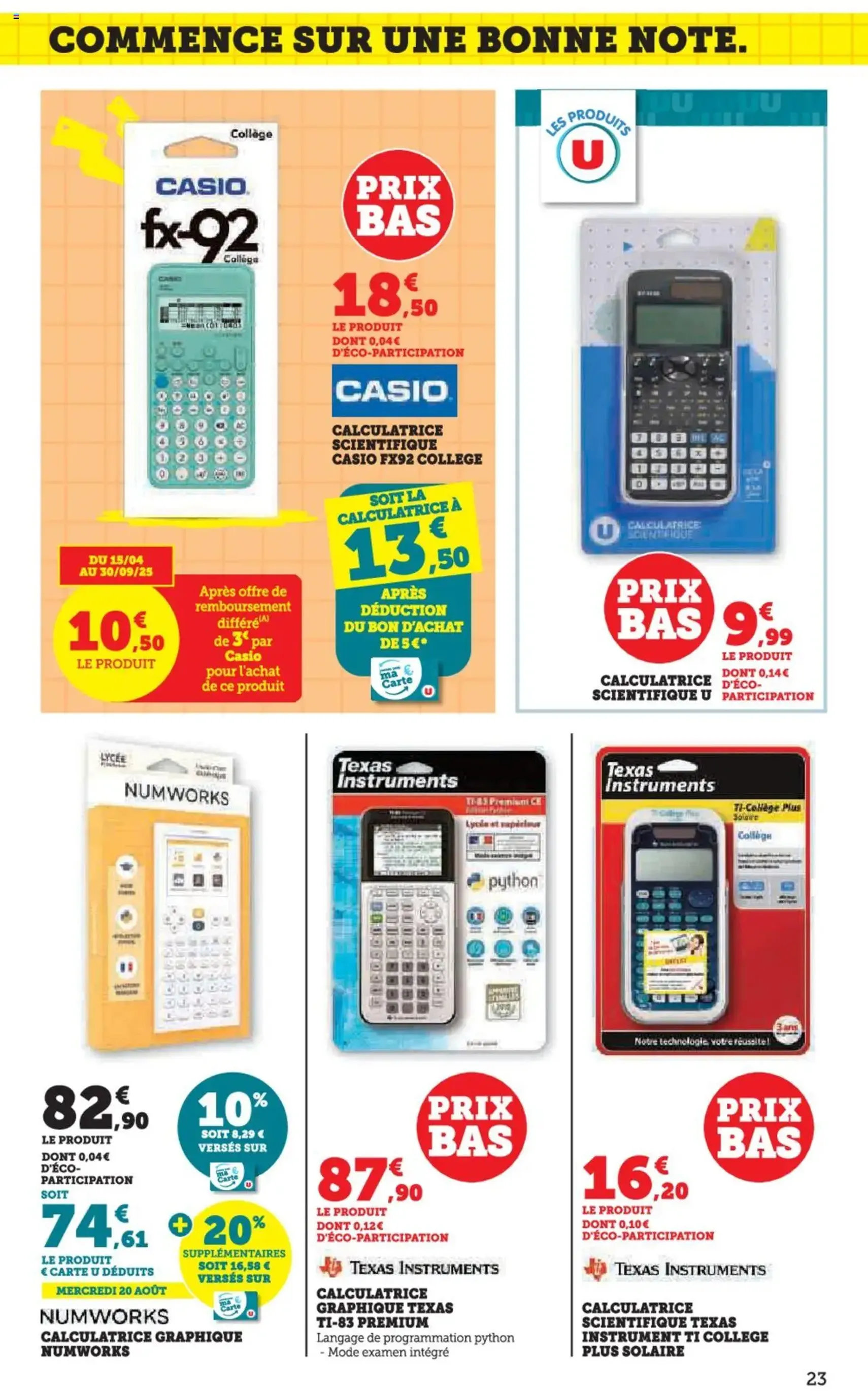 Hyper U catalogue - brochure valable à partir du 12/08/2025, page 23 sur 96 Hyper U catalogue - brochure valable à partir du 12/08/2025, page 23 sur 96