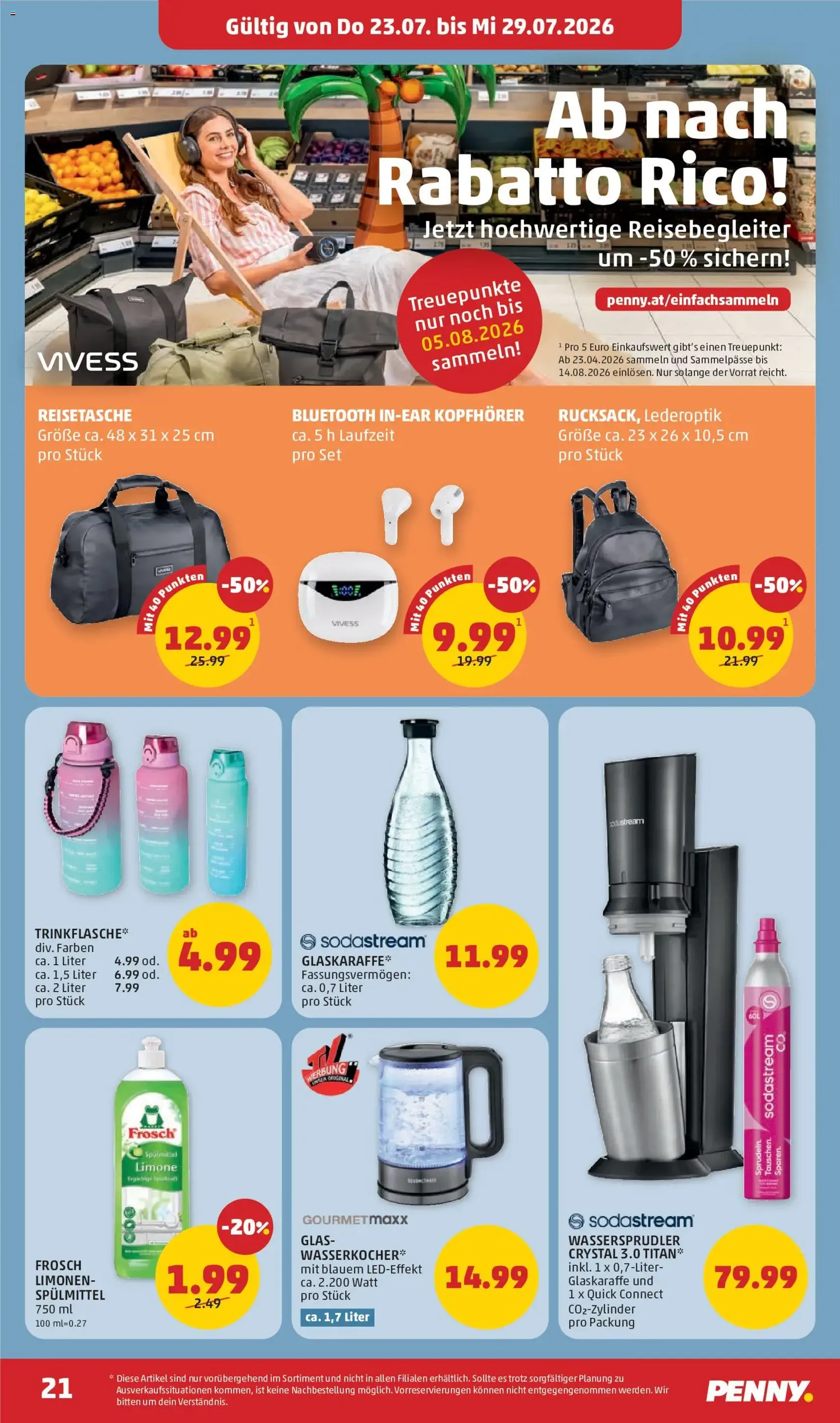 Penny Markt Flugblatt - Gültiger Prospekt ab 23.07.2026, Seite 21 von insgesamt 28