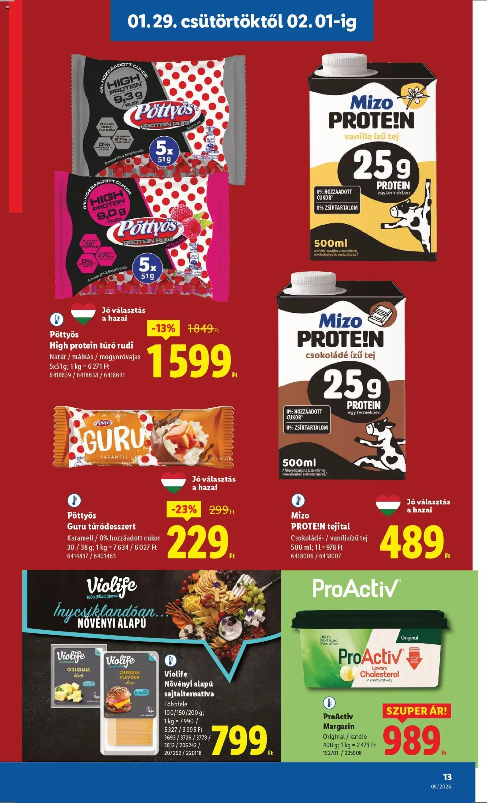 Lidl Akciós újság - 2026.01.29. érvényes szórólap 13 oldal 54 oldalból