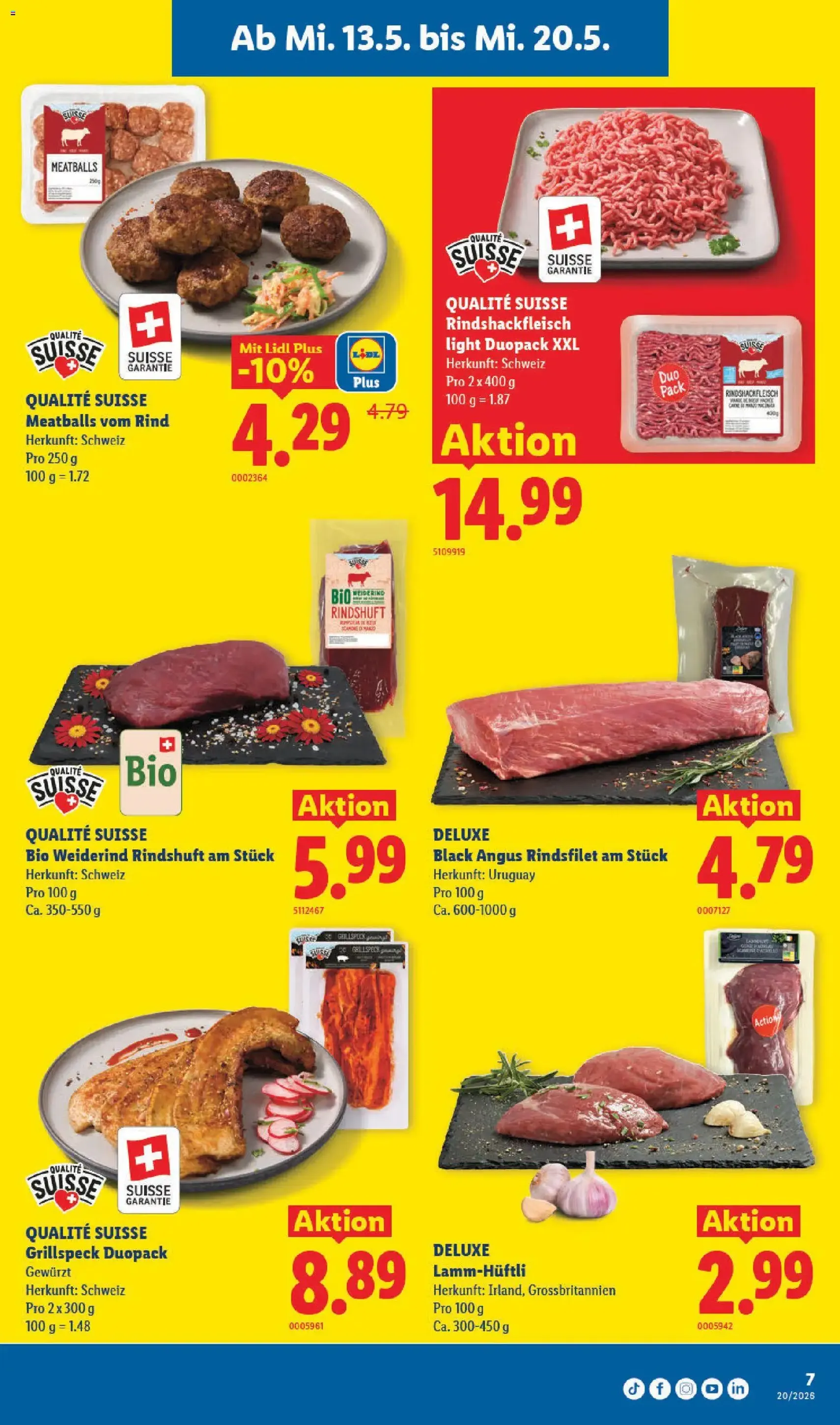 Lidl aktionen - Gültiger Prospekt ab 13.05.2026, Seite 7 von insgesamt 32