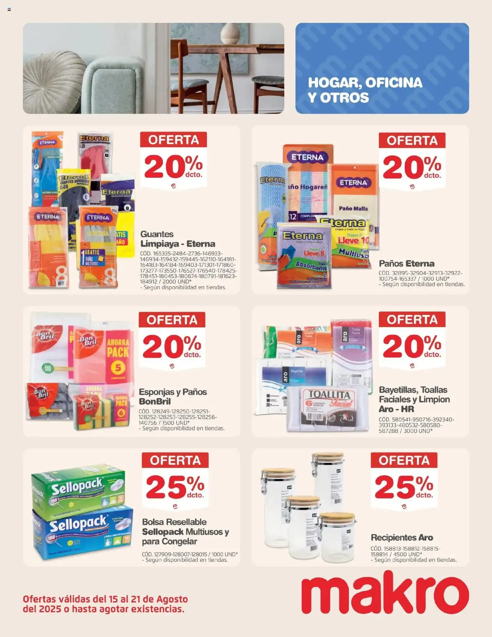 Makro - Catálogo - folleto válido desde 15/08/2025 página 2 de 39 Makro - Catálogo - folleto válido desde 15/08/2025 página 2 de 39
