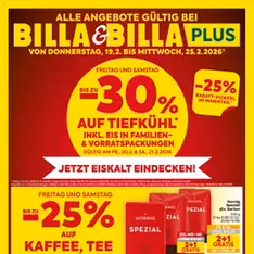 Billa Flugblatt - Prospekt Vorschau gültig ab 19.02.2026