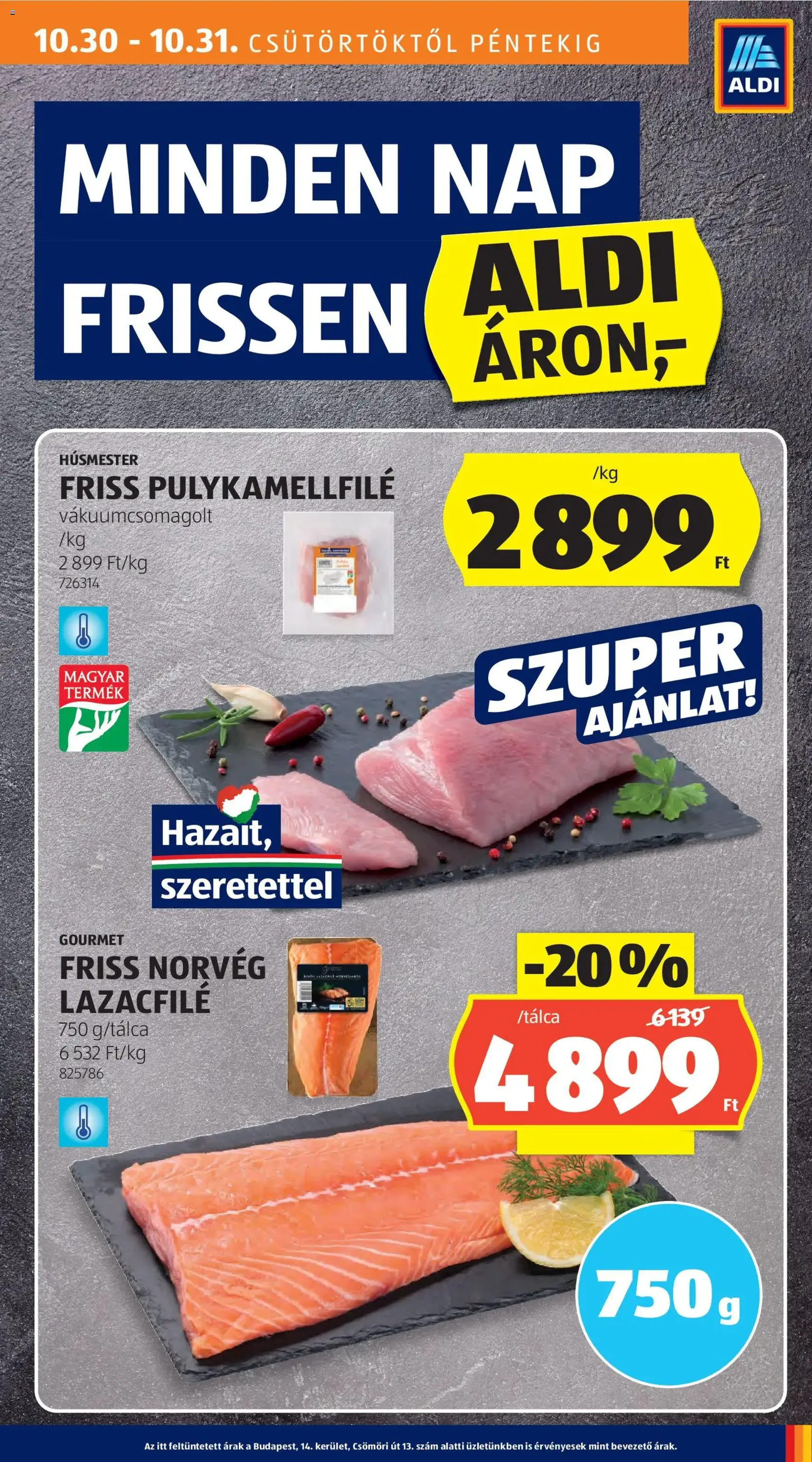 Aldi Akciós újság - 2025.10.30. érvényes szórólap 21 oldal 55 oldalból Aldi Akciós újság - 2025.10.30. érvényes szórólap 21 oldal 55 oldalból
