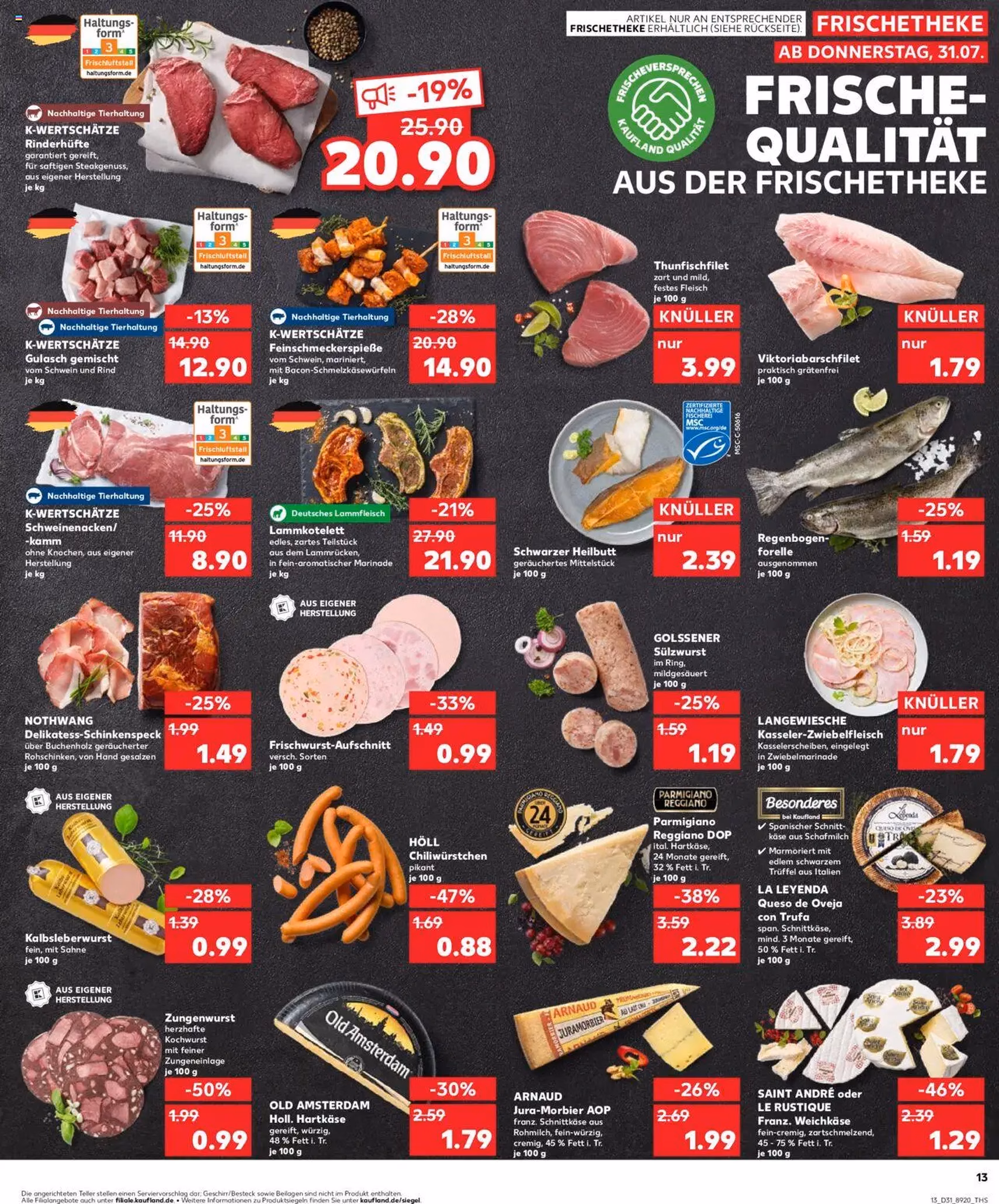 Kaufland Prospekt - Gültiger Prospekt ab 31.07.2025, Seite 13 von insgesamt 36