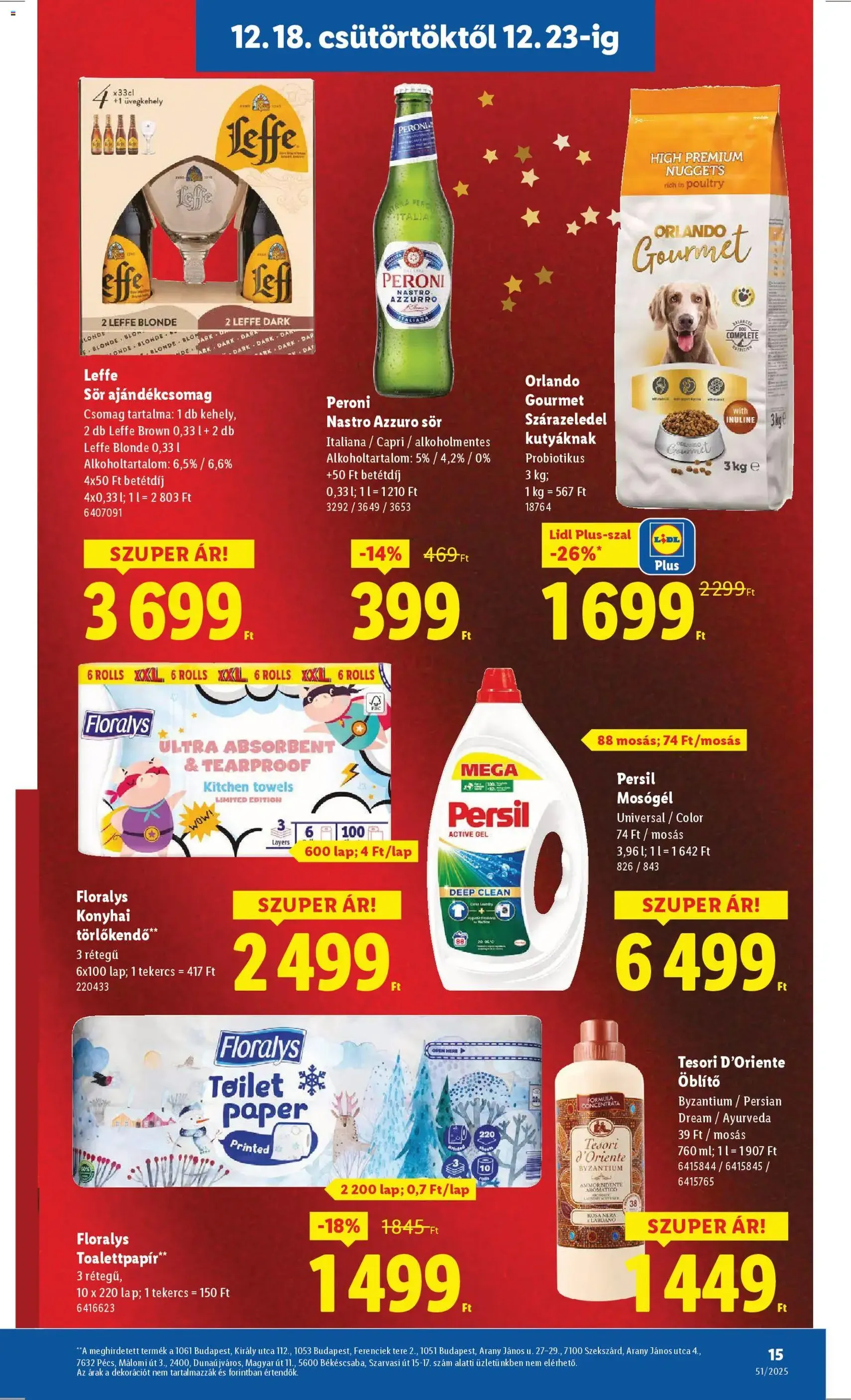 Lidl Akciós újság - 2025.12.18. érvényes szórólap 15 oldal 52 oldalból