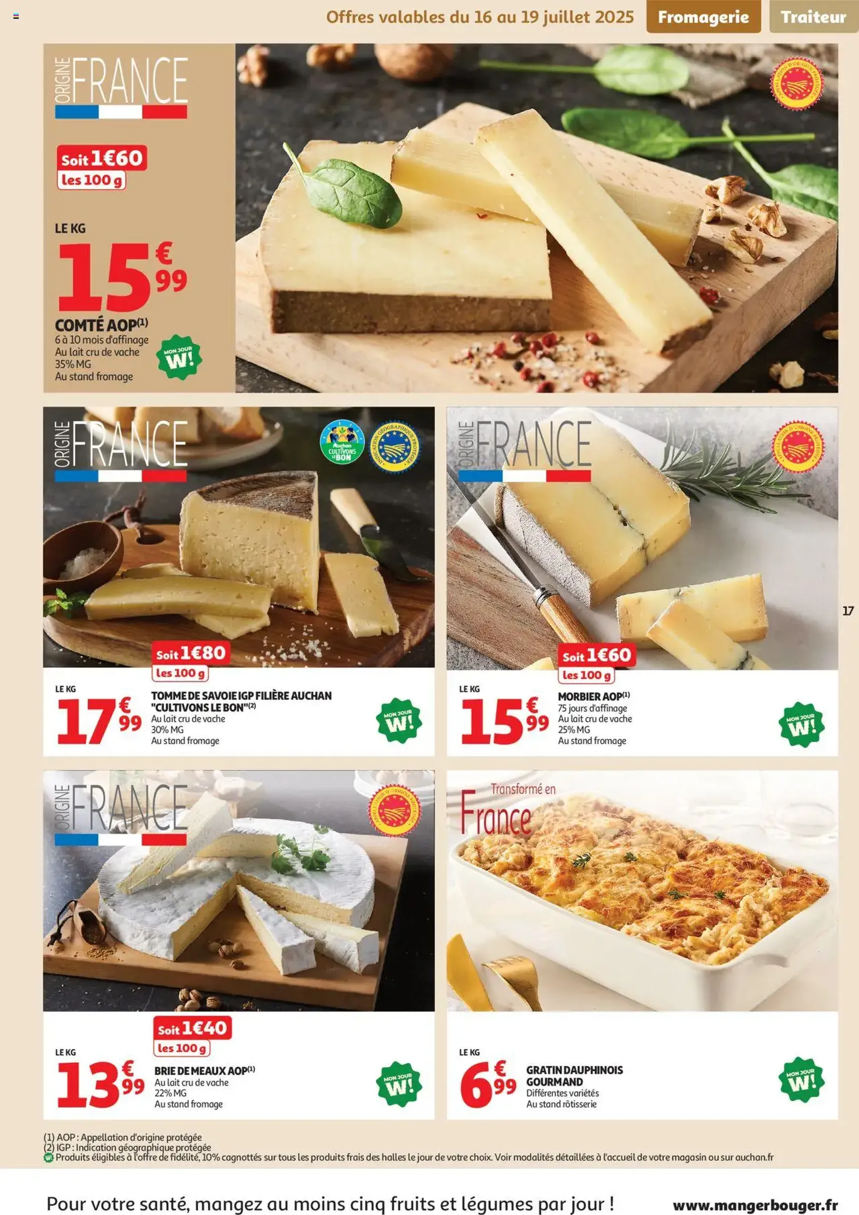 Auchan prospectus - brochure valable à partir du 16/07/2025, page 17 sur 58 Auchan prospectus - brochure valable à partir du 16/07/2025, page 17 sur 58