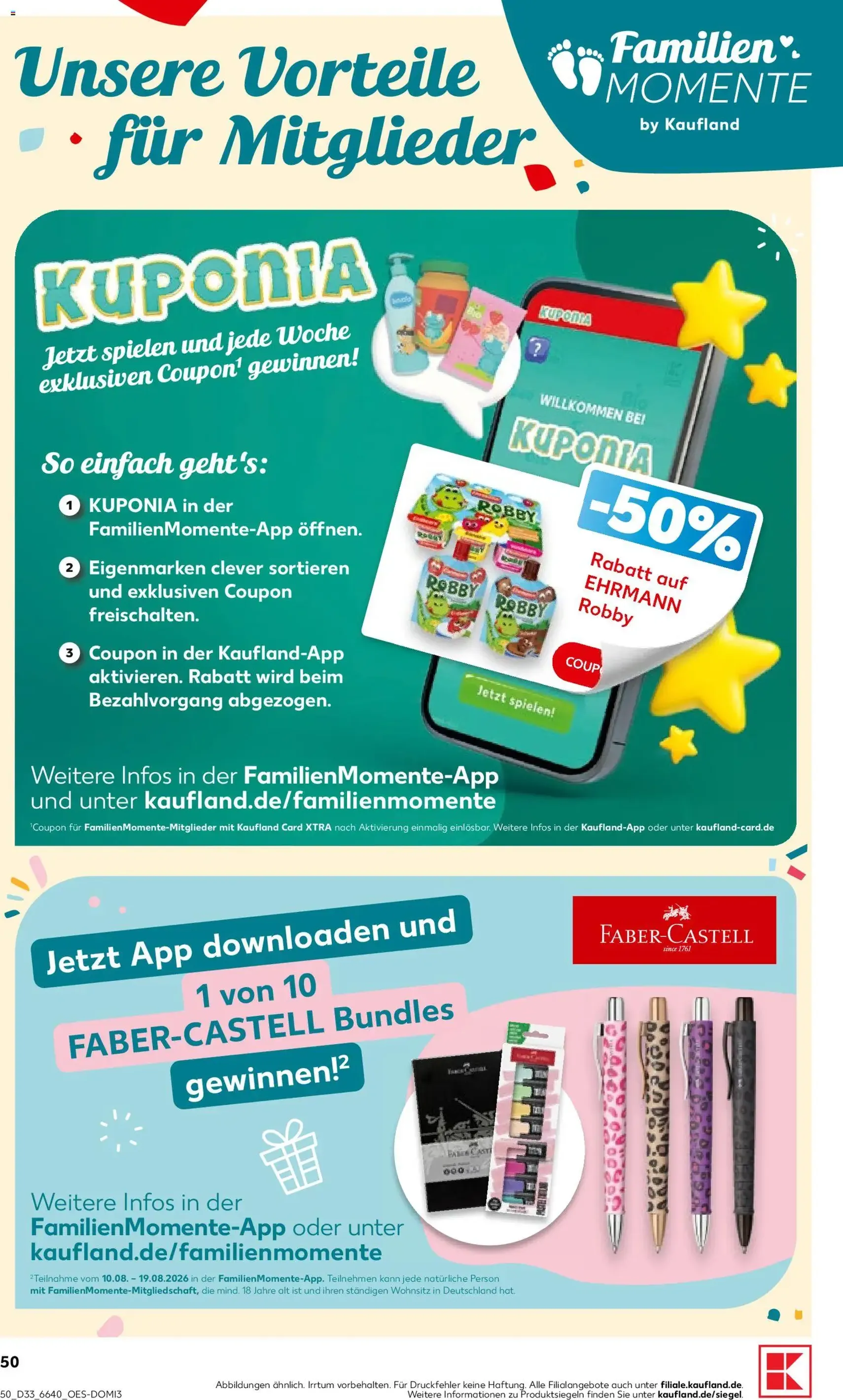 Kaufland Prospekt - Gültiger Prospekt ab 13.08.2026, Seite 50 von insgesamt 54
