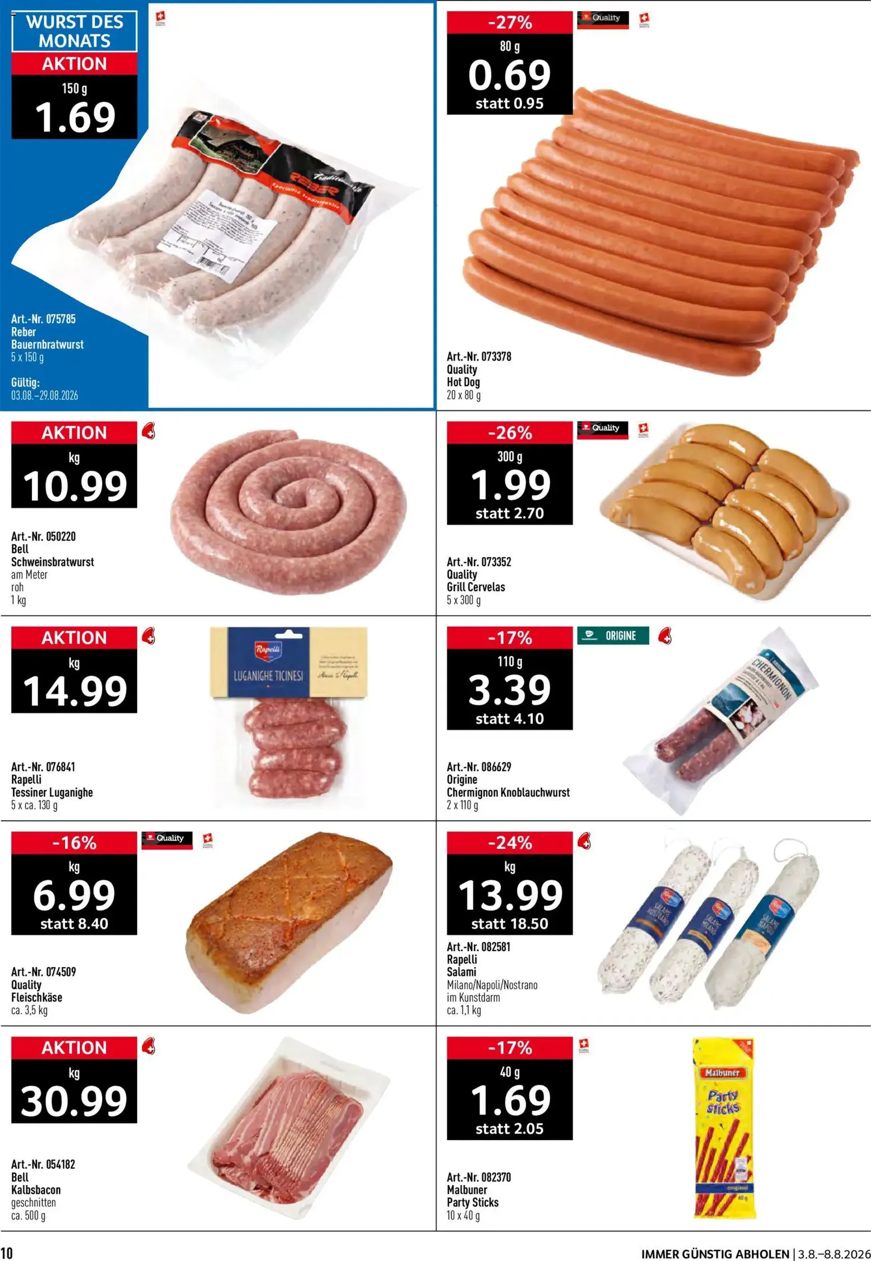 Prodega aktionen - Gültiger Prospekt ab 03.08.2026, Seite 10 von insgesamt 36