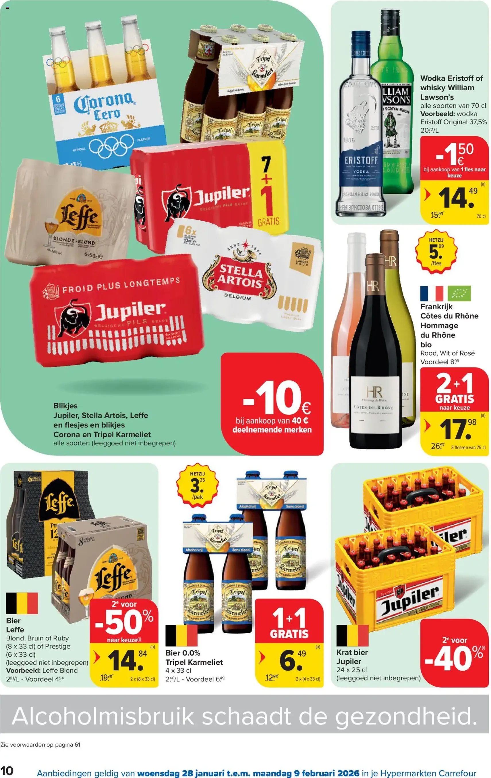 Carrefour folder week 5 - geldige folder vanaf 28/01/2026 pagina 10 van 63