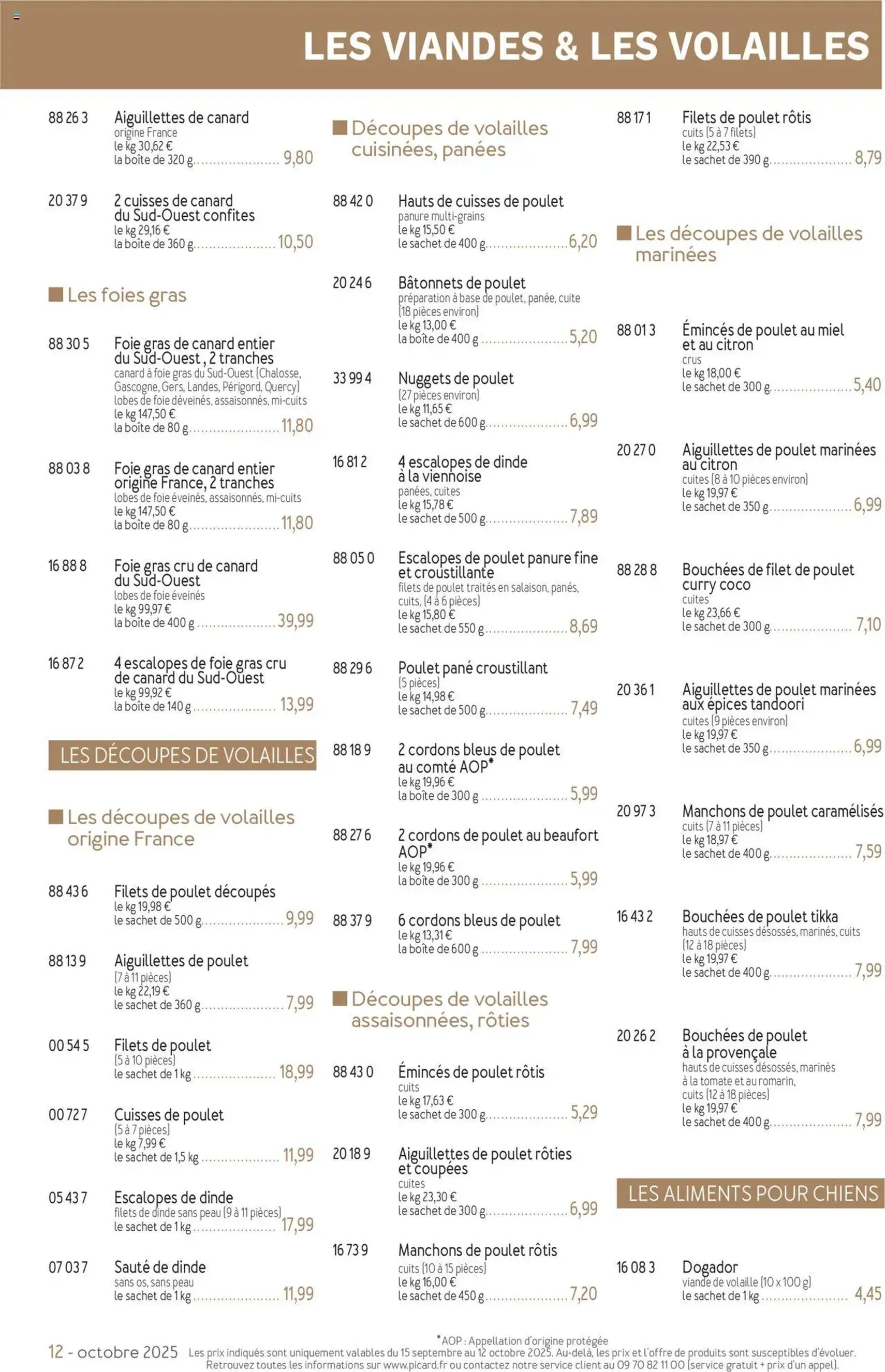 Picard catalogue - brochure valable à partir du 15/09/2025, page 12 sur 36 Picard catalogue - brochure valable à partir du 15/09/2025, page 12 sur 36