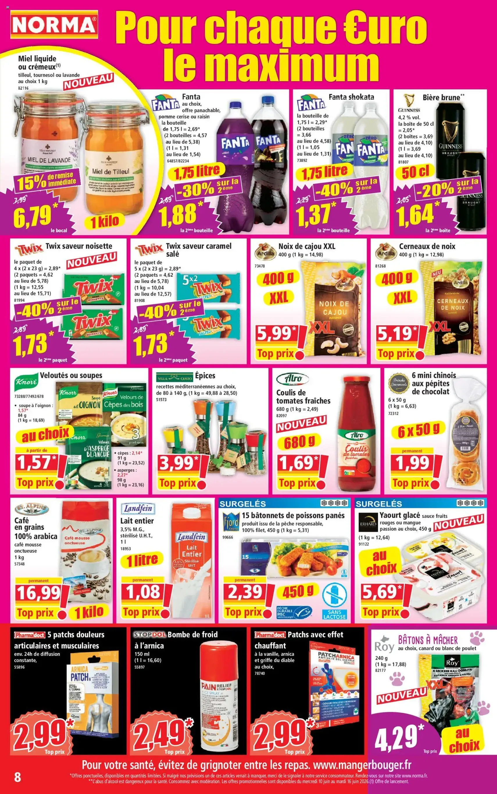 Norma catalogue - brochure valable à partir du 10/06/2026, page 8 sur 12