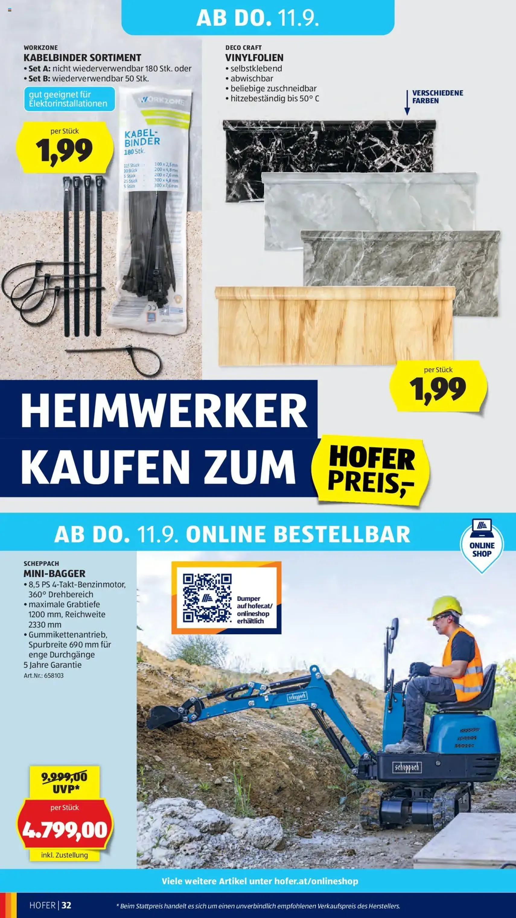 Hofer Flugblatt - Gültiger Prospekt ab 05.09.2025, Seite 36 von insgesamt 45 Hofer Flugblatt - Gültiger Prospekt ab 05.09.2025, Seite 36 von insgesamt 45