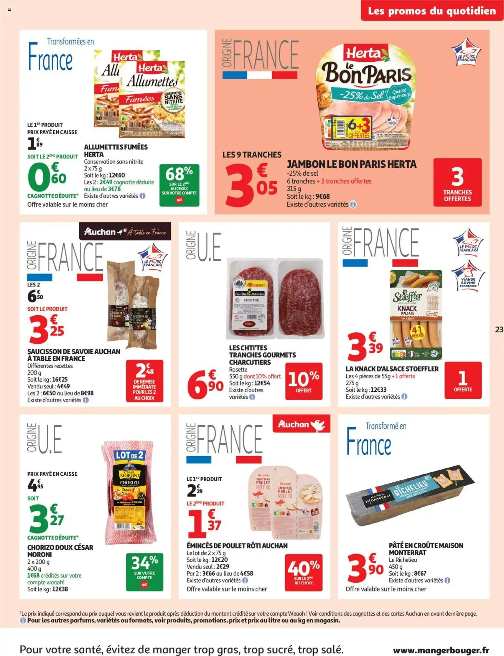 Auchan prospectus - brochure valable à partir du 26/08/2025, page 23 sur 54 Auchan prospectus - brochure valable à partir du 26/08/2025, page 23 sur 54