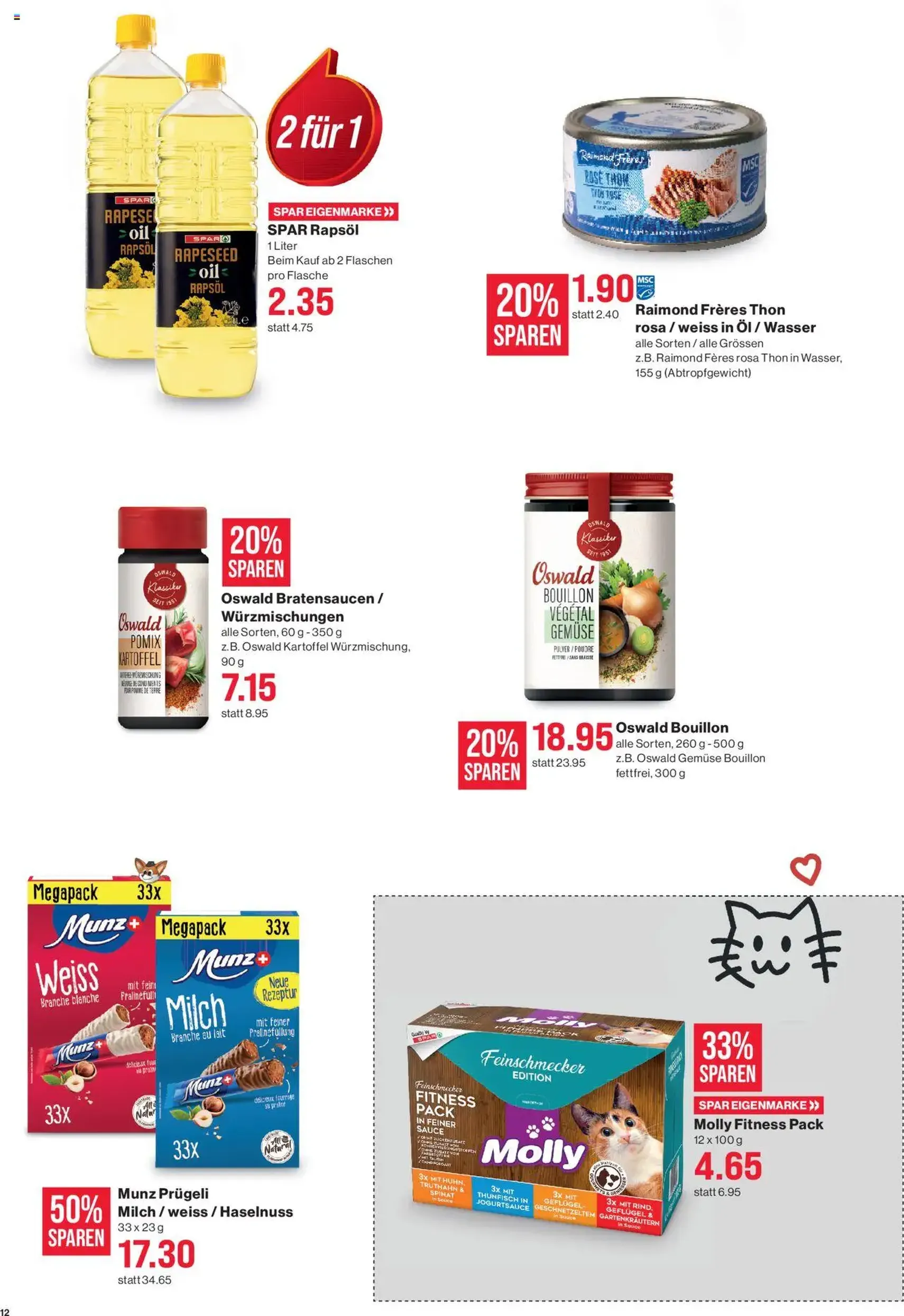 SPAR Aktionen - Gültiger Prospekt ab 11.09.2025, Seite 12 von insgesamt 22 SPAR Aktionen - Gültiger Prospekt ab 11.09.2025, Seite 12 von insgesamt 22