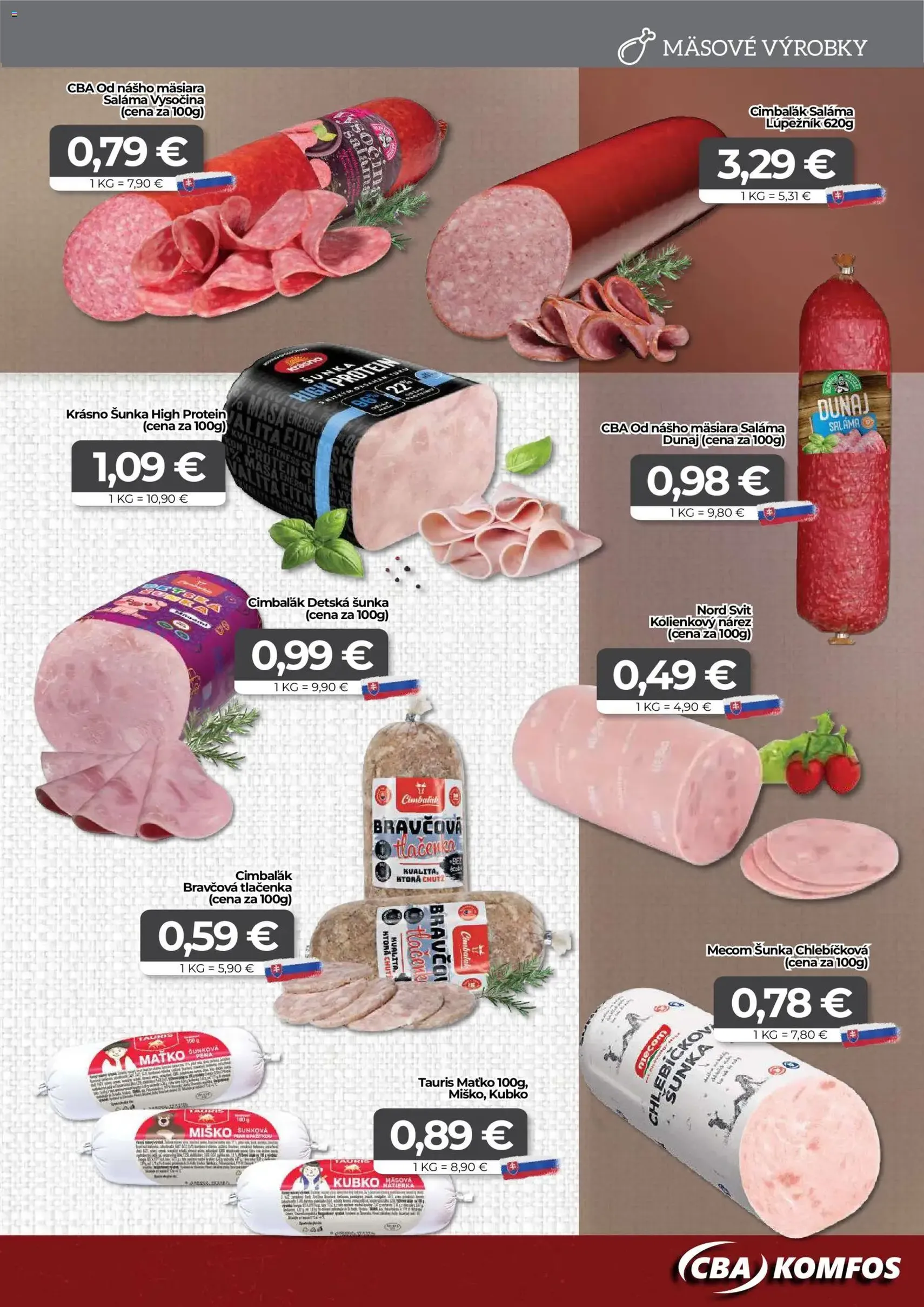 CBA Komfos leták - platný leták od 20.02.2026 strana 3 z 16