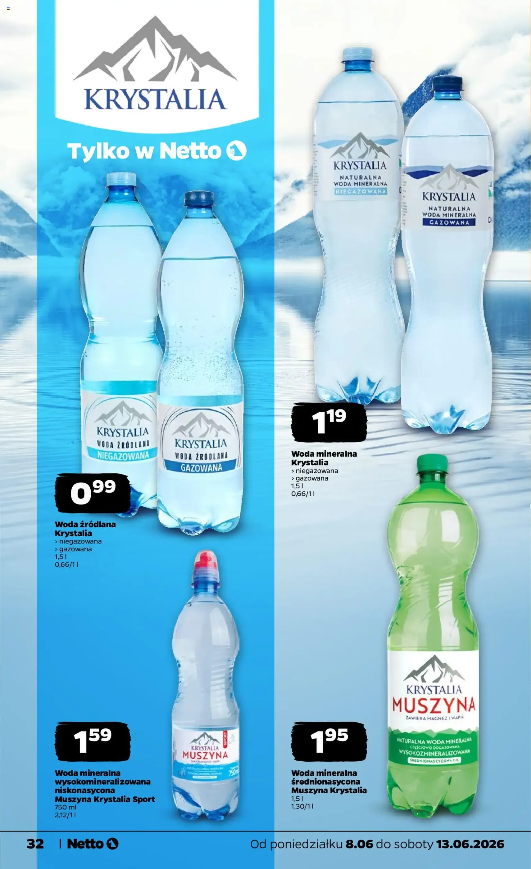 Netto gazetka od poniedziałku spożywcza - ważny gazetka od 08.06.2026 strona 32 z 41