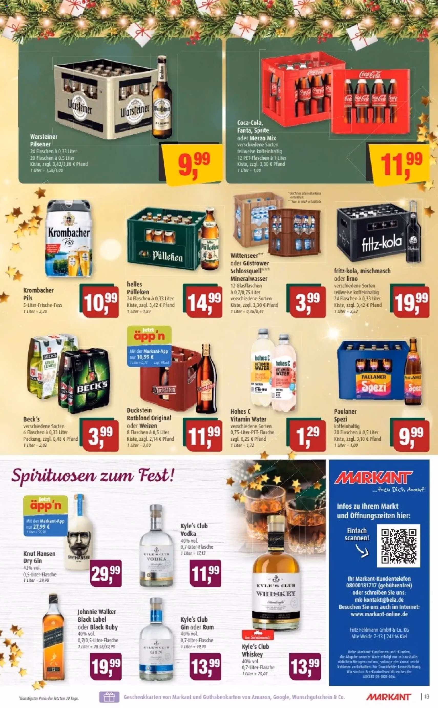 Markant Prospekt - Gültiger Prospekt ab 22.12.2025, Seite 13 von insgesamt 14