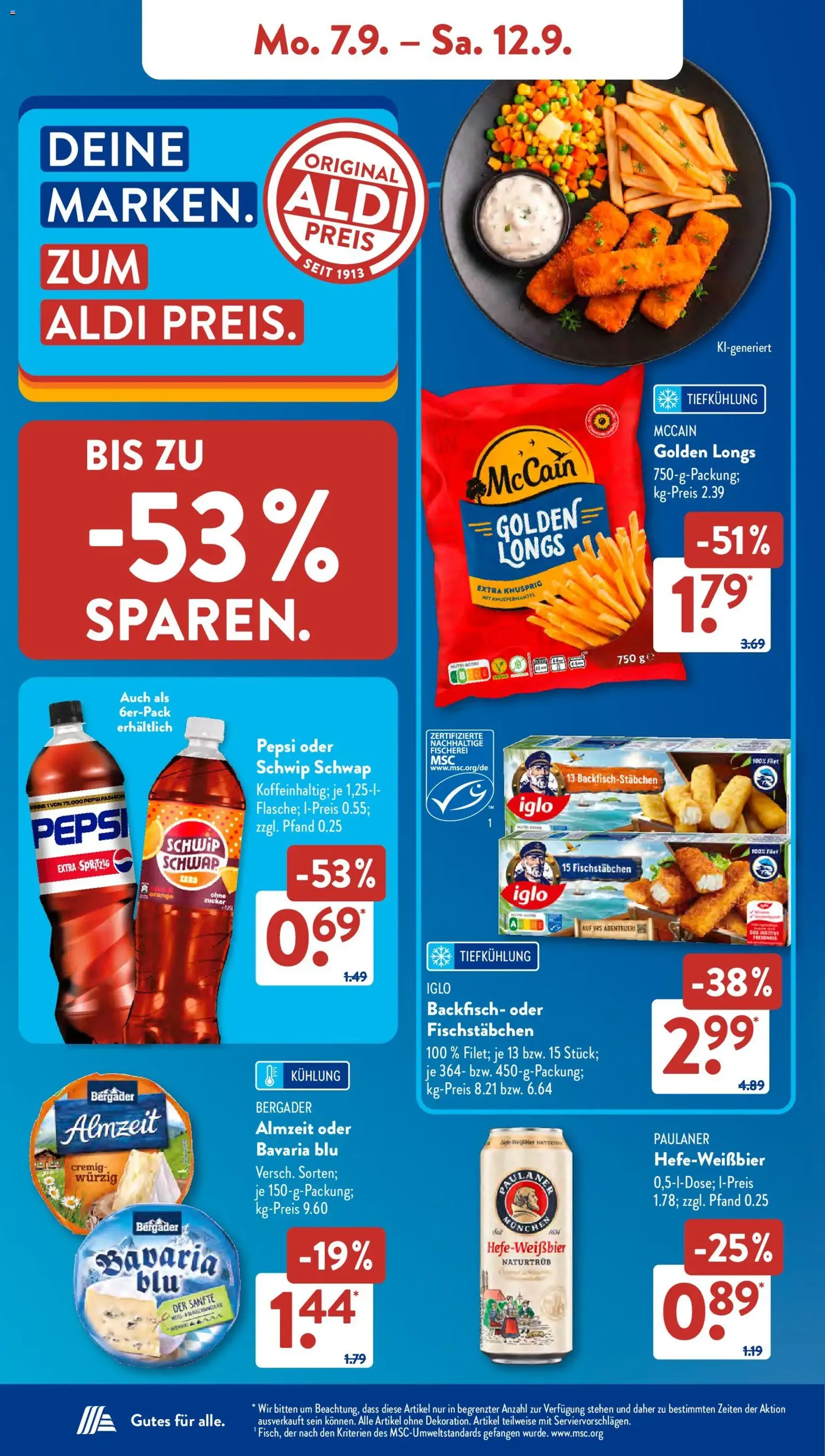 Aldi Süd Prospekt - Gültiger Prospekt ab 07.09.2026, Seite 9 von insgesamt 33