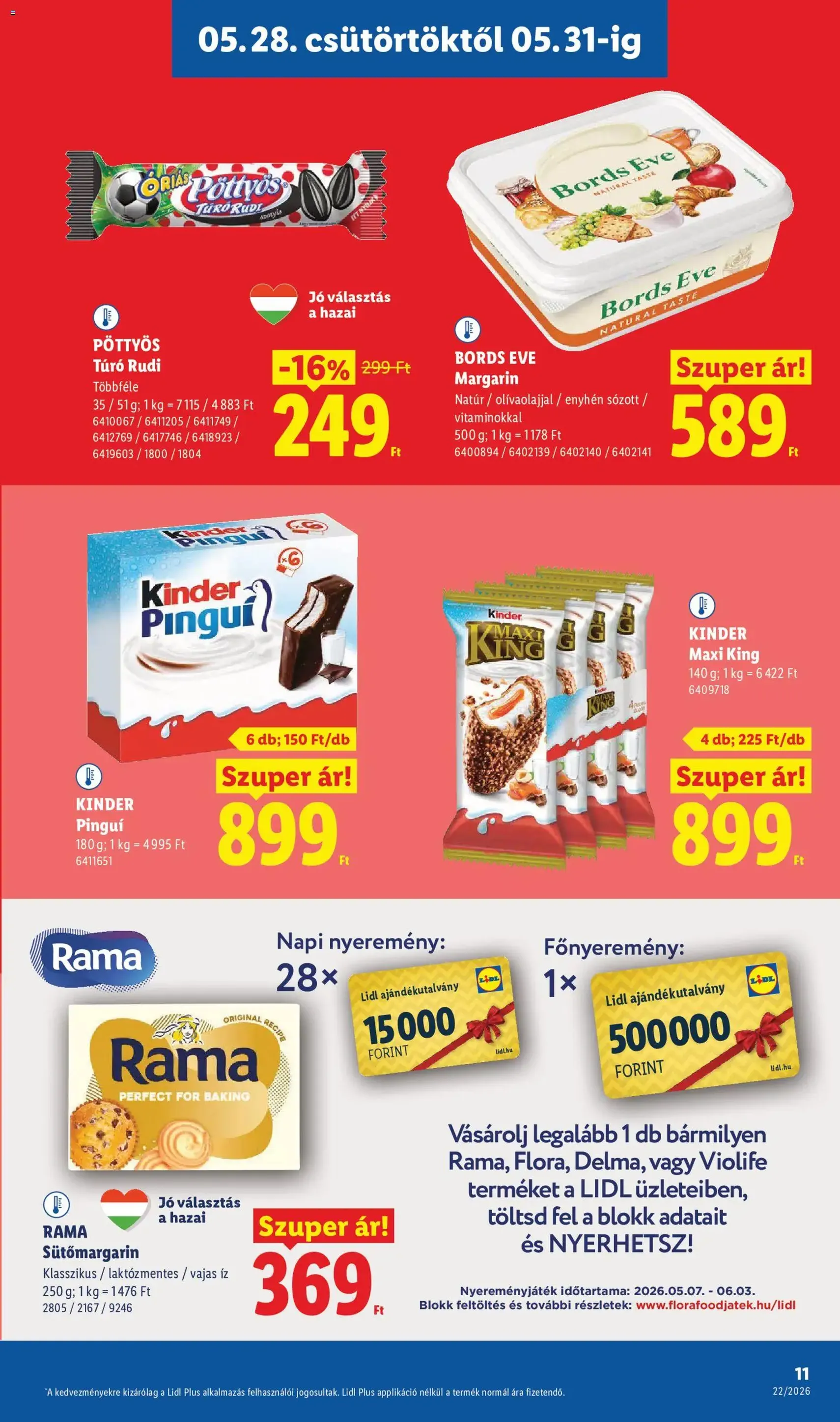 Lidl akciós újság - 2026.05.28. érvényes szórólap 11 oldal 74 oldalból